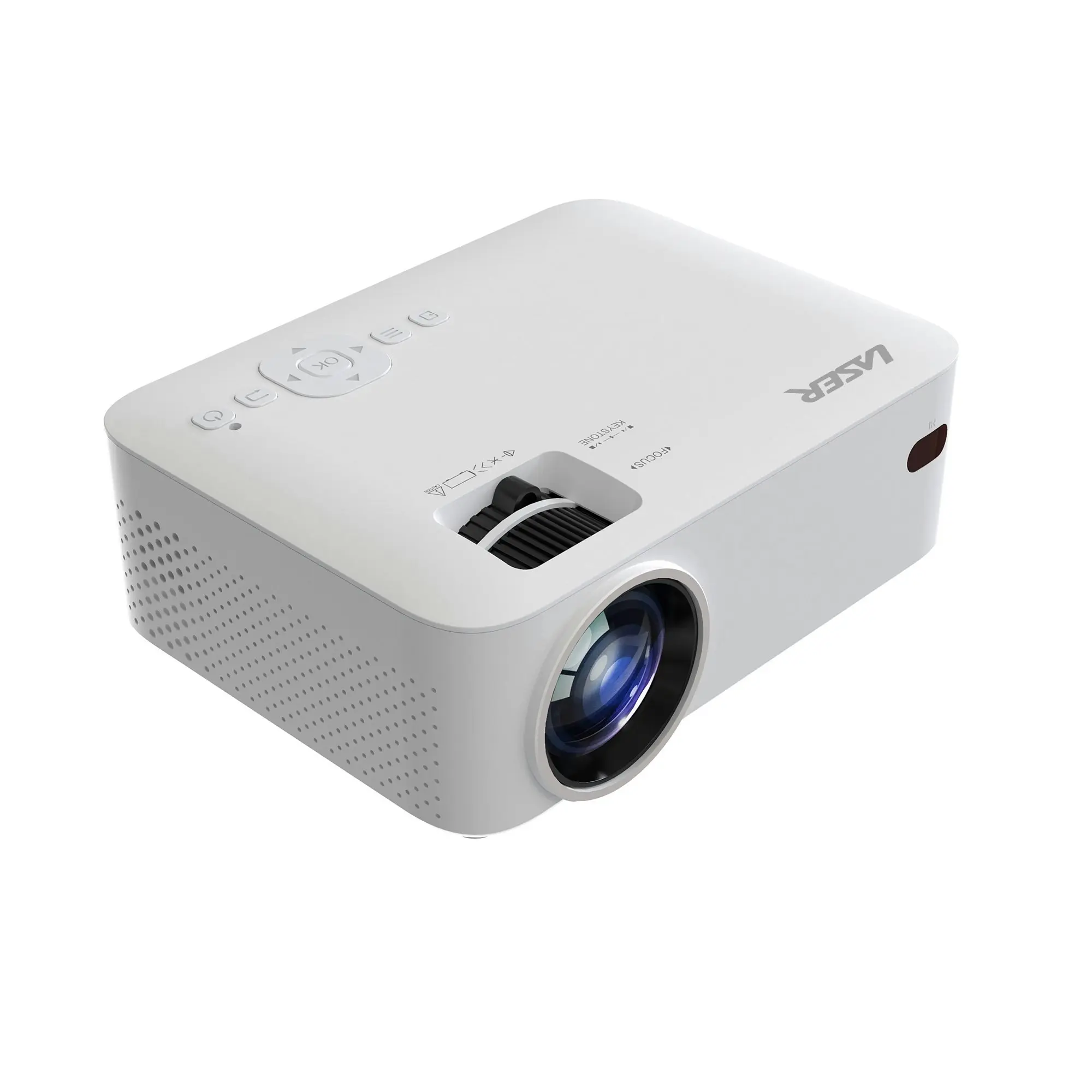 Laser 1080p LED Projector + 100" Screen & Bluetooth