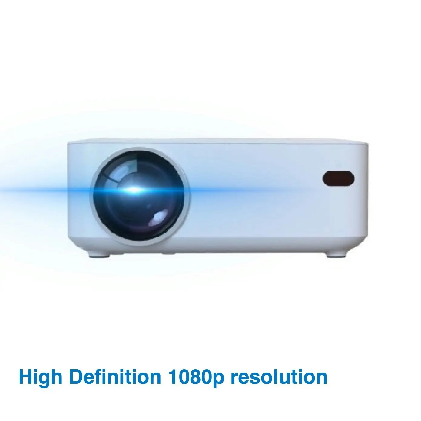 Laser 1080p LED Projector + 100" Screen & Bluetooth