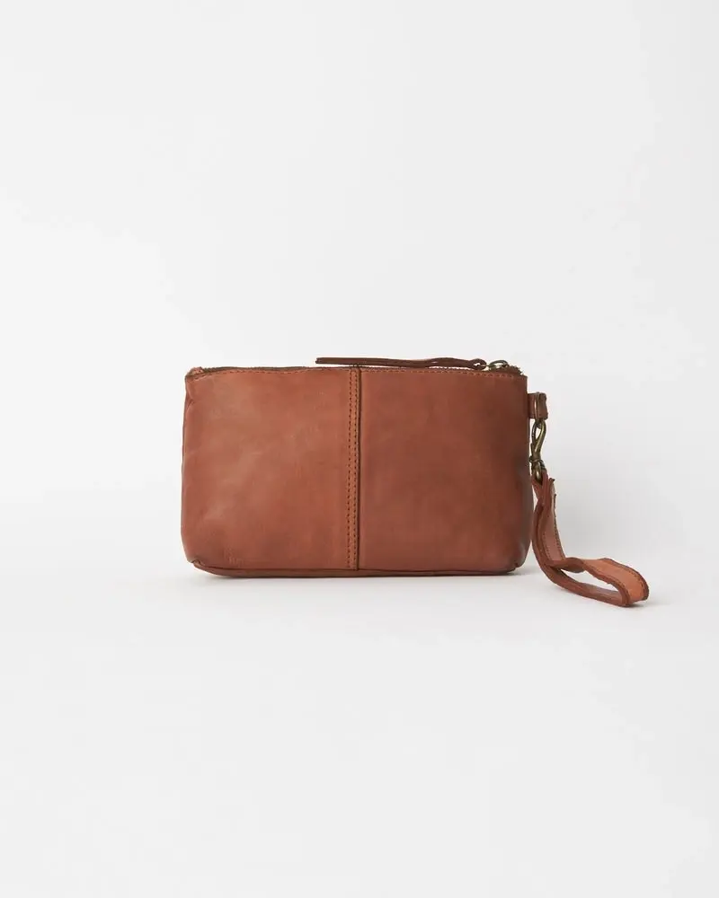 JUJU & CO Small Essential Pouch Cognac