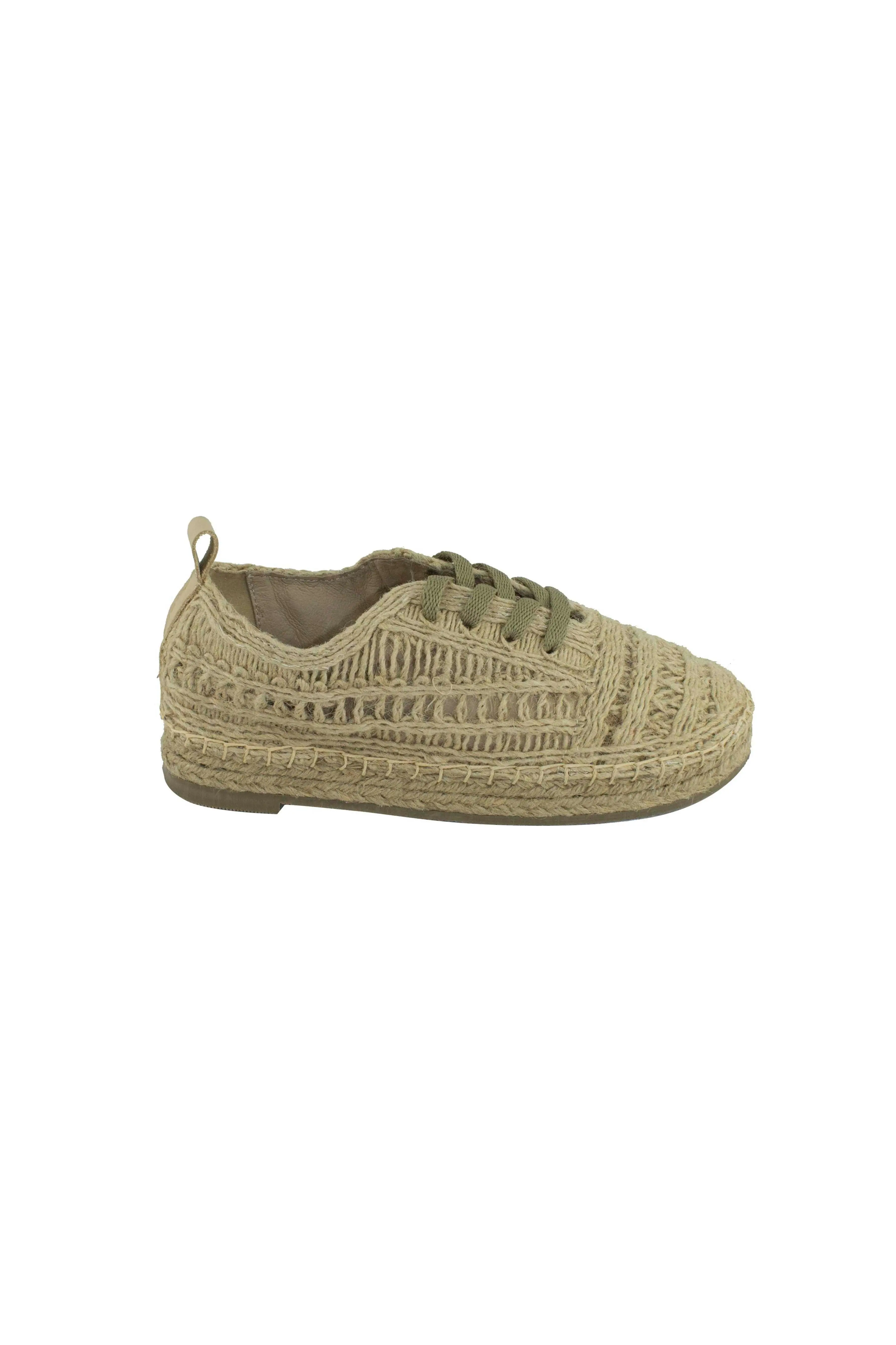 Boho Raffia Casual Shoe Natural