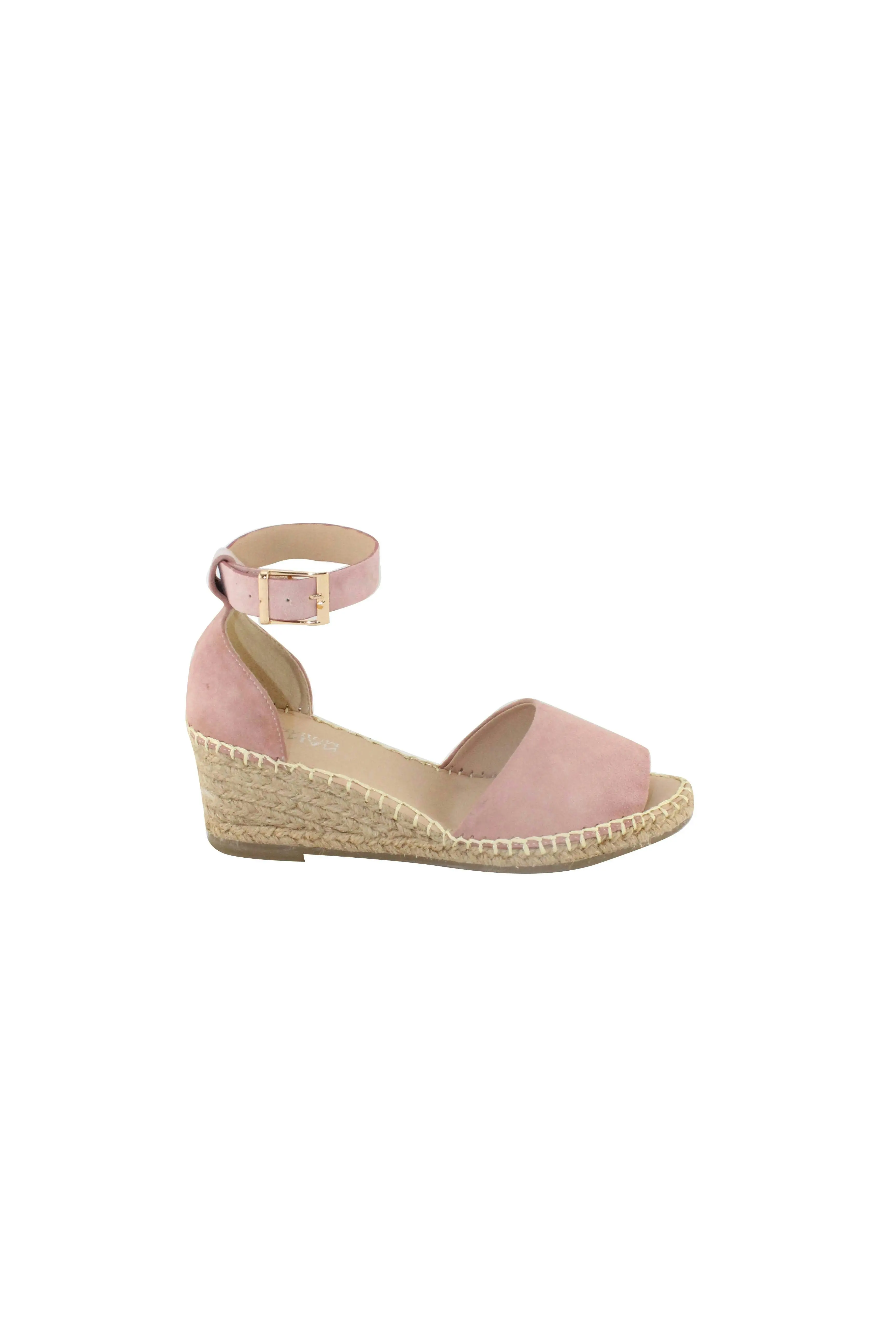 Helen Leather Espadrille Blush