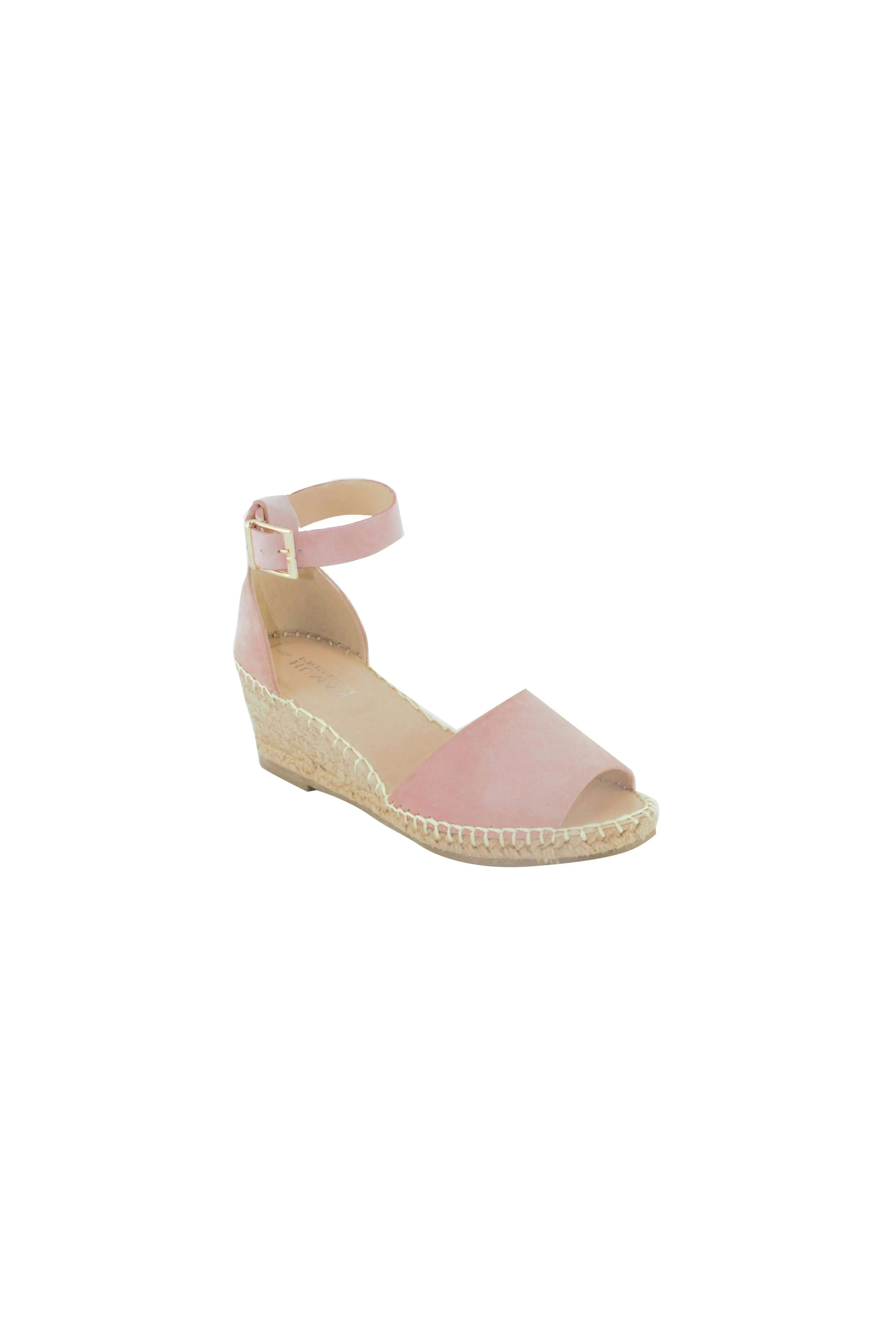 Helen Leather Espadrille Blush