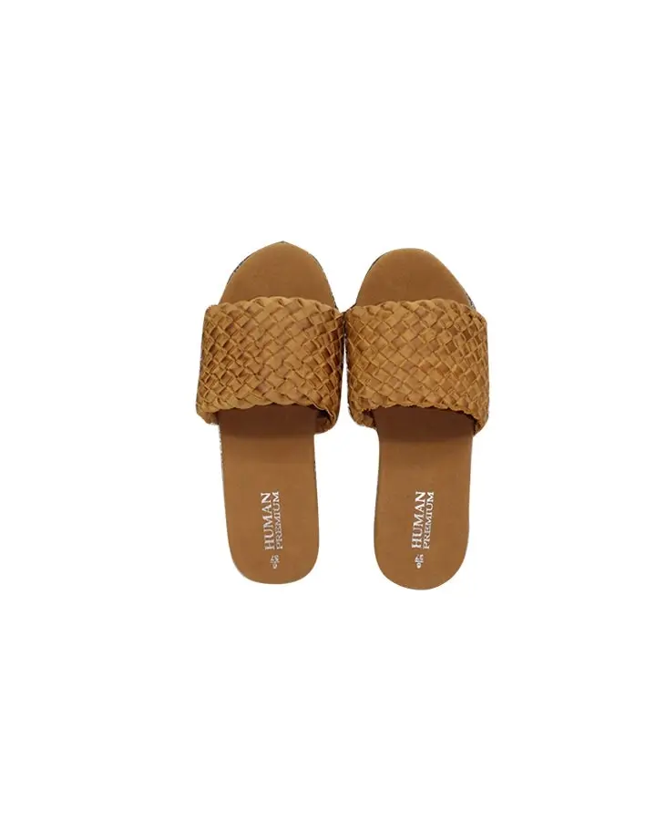 Roni Leather Sandals Tan