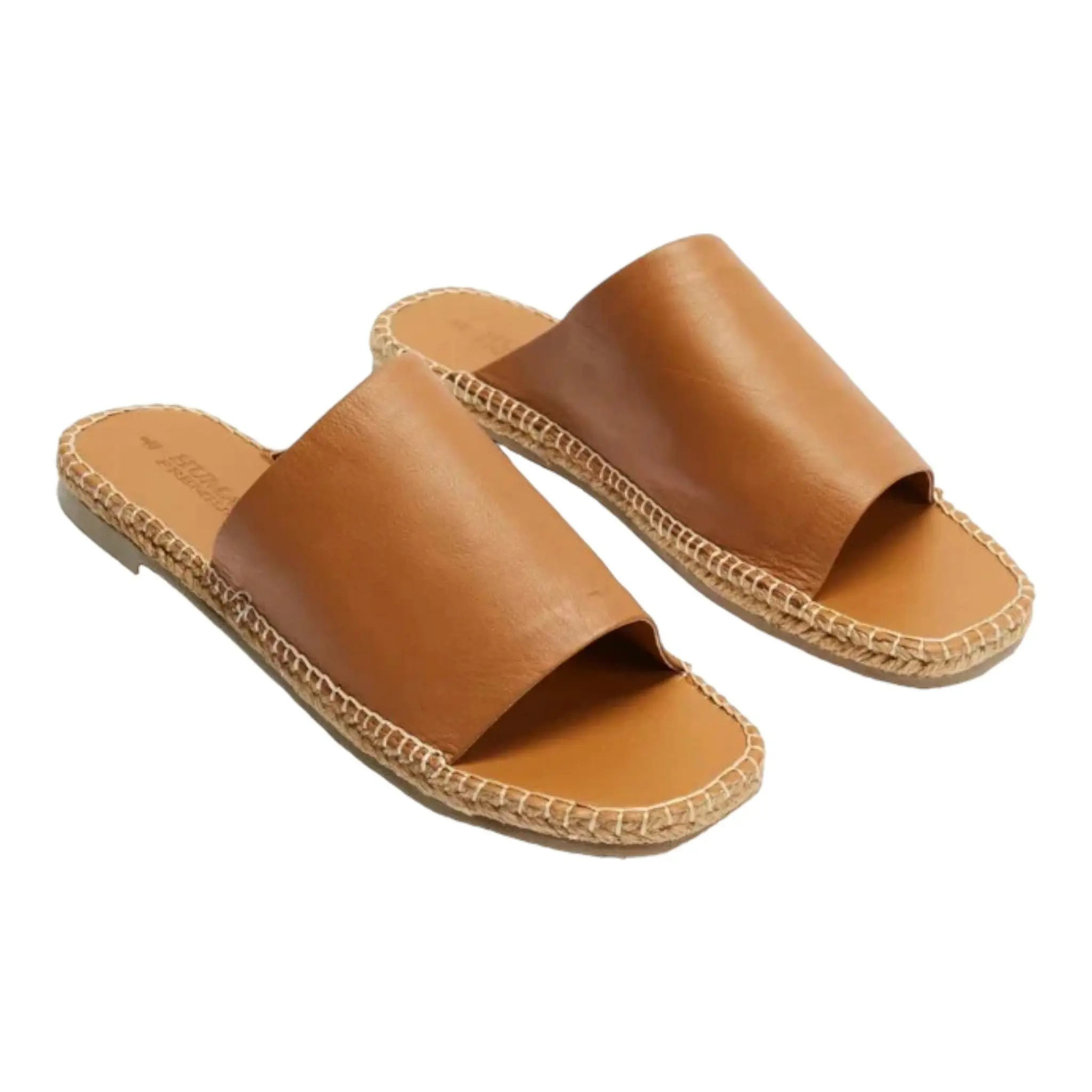 Navada Leather Espadrille Tan