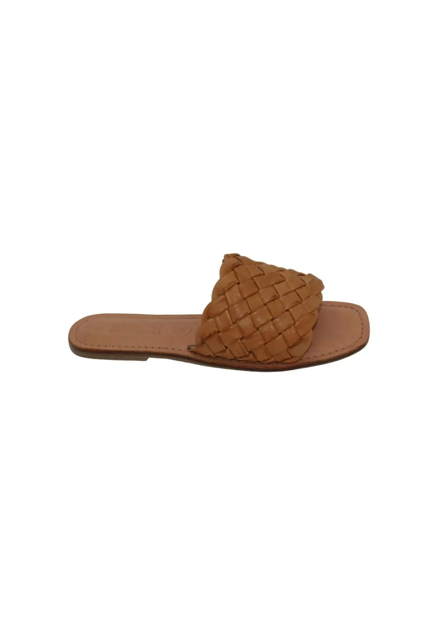 Avalon Woven Leather Sandal Tan