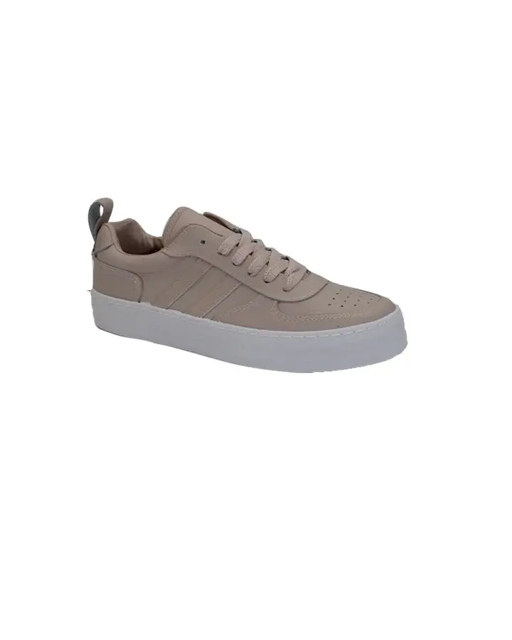 Emmett Leather Trainer Blush