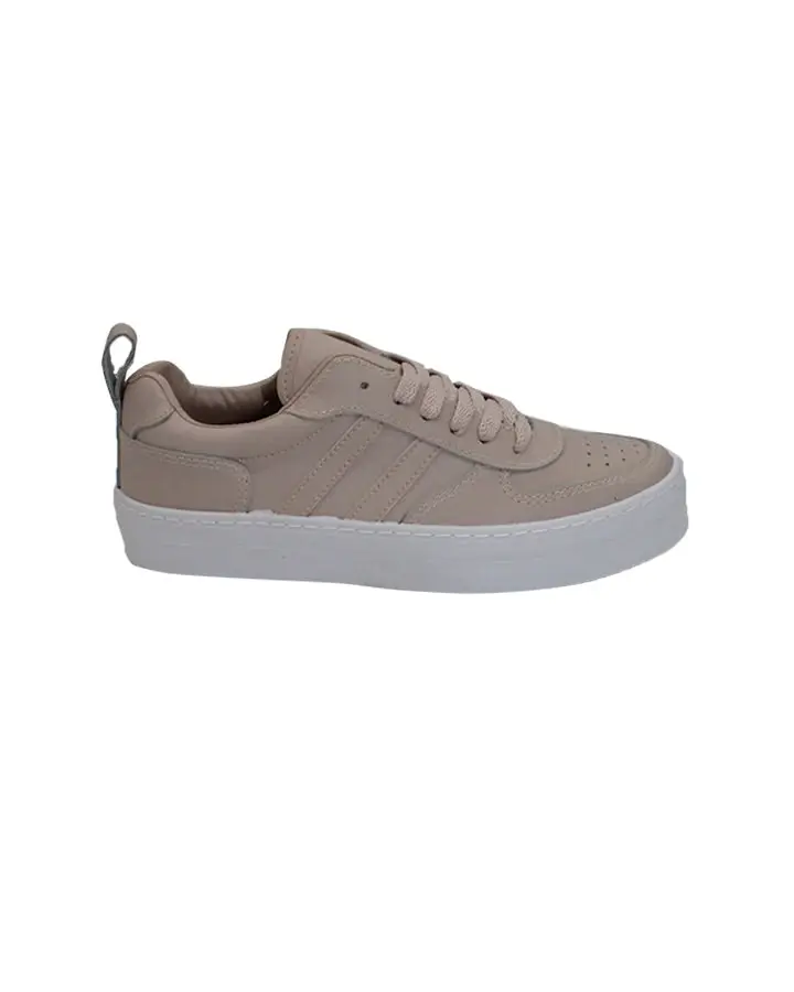 Emmett Leather Trainer Blush