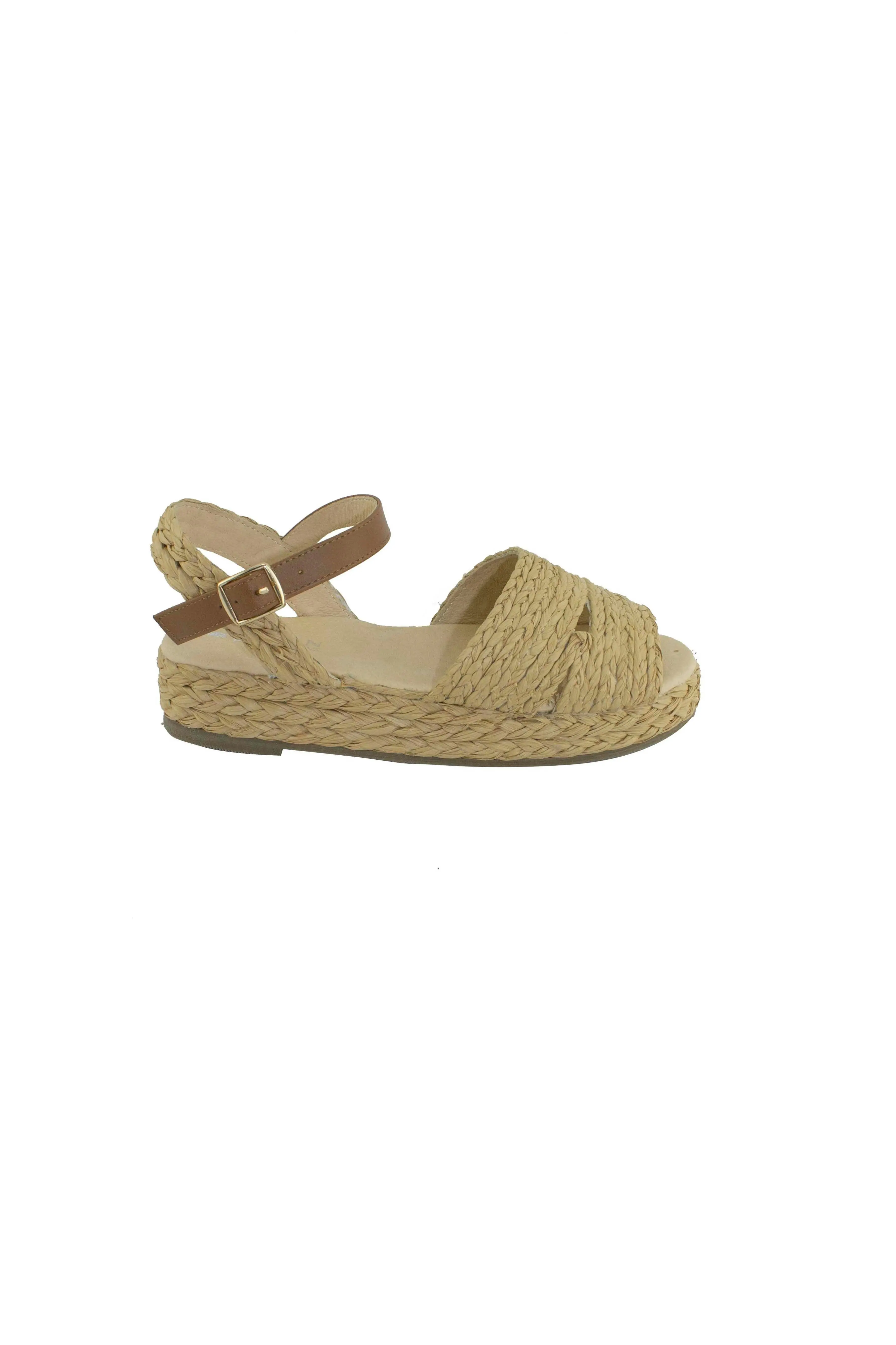 Raleigh Raffia Sandal Tan