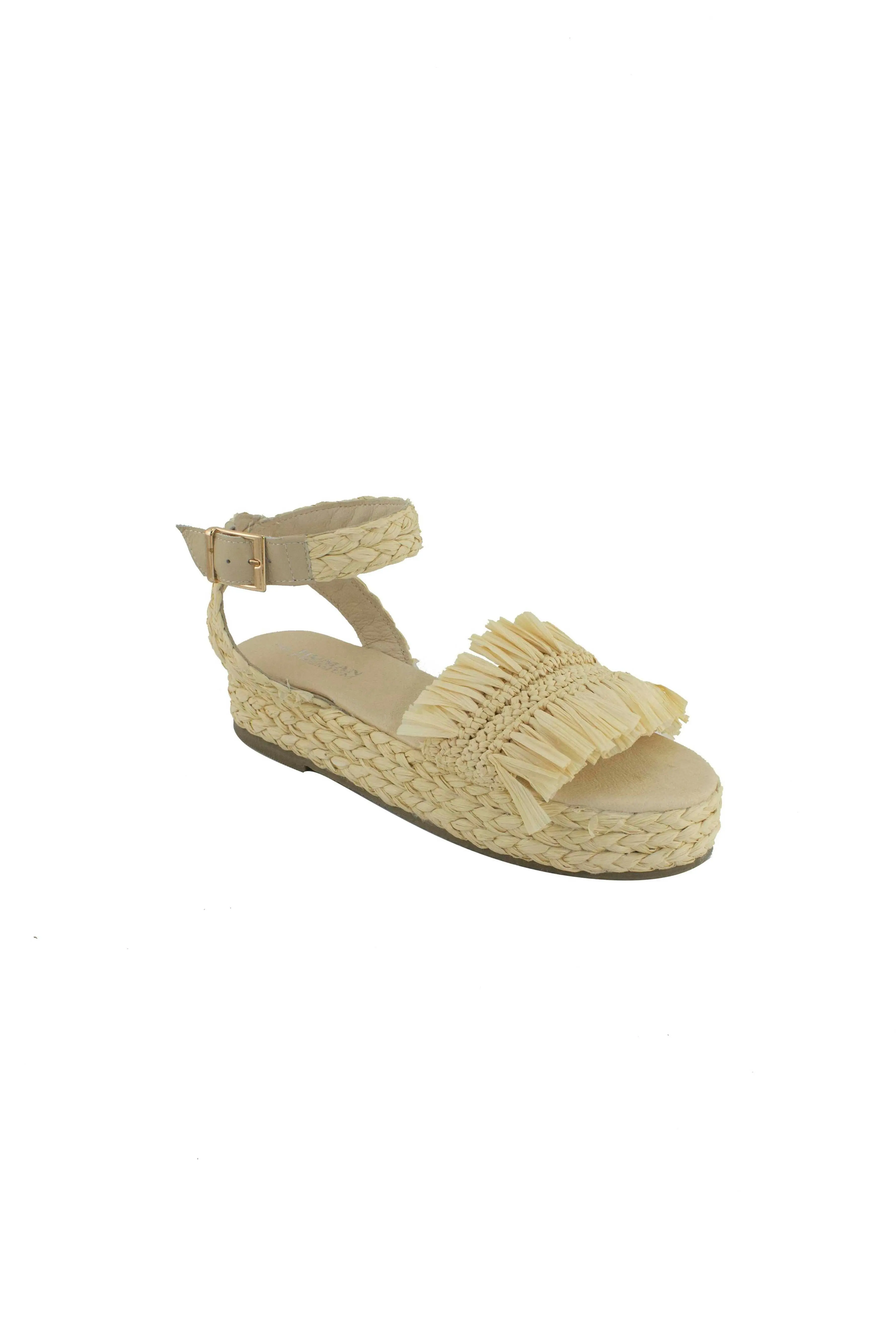 Rosewood Raffia Sandal Natural