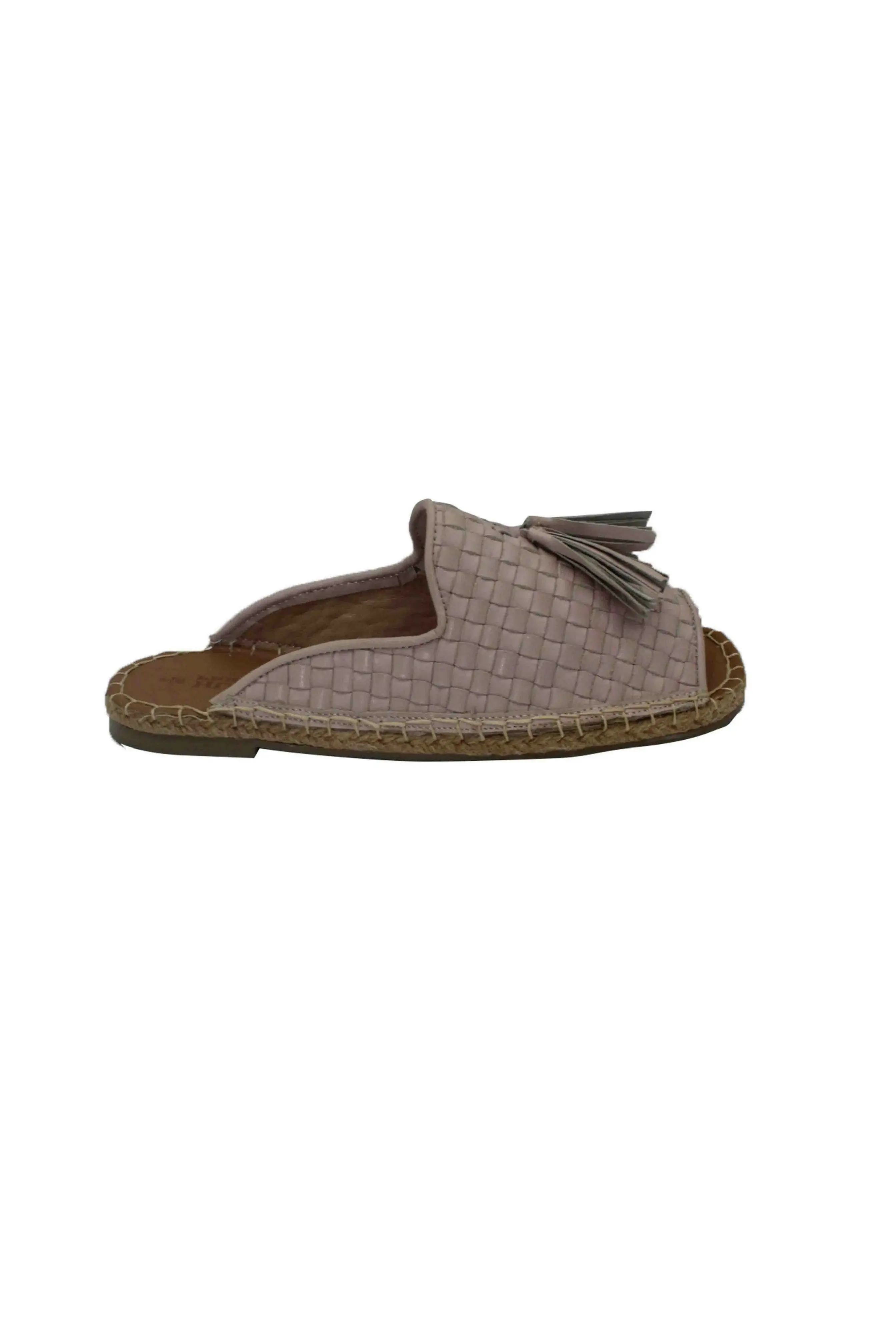 Villa Leather Espadrille Blush