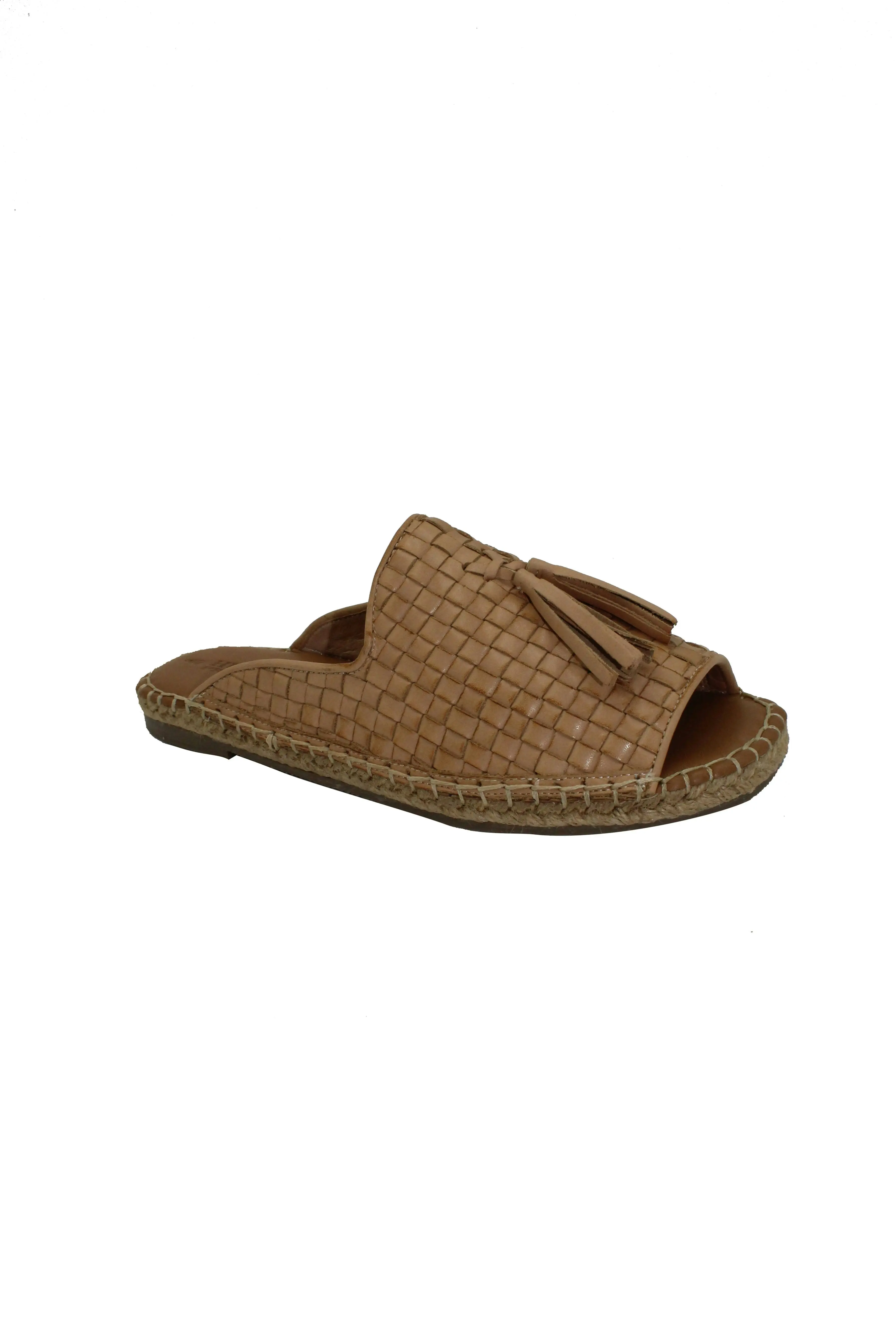 Villa Leather Espadrille Natural