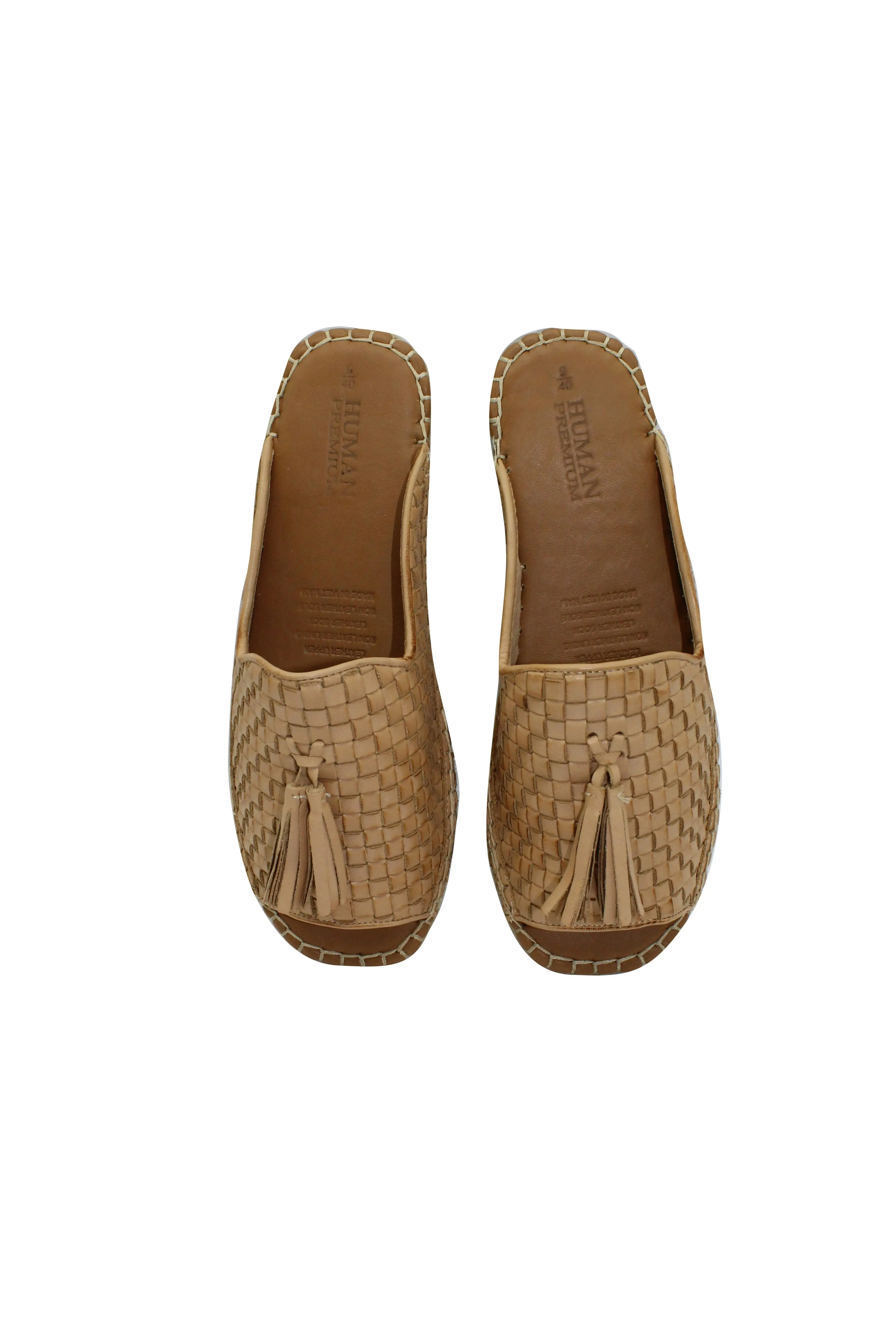 Villa Leather Espadrille Natural