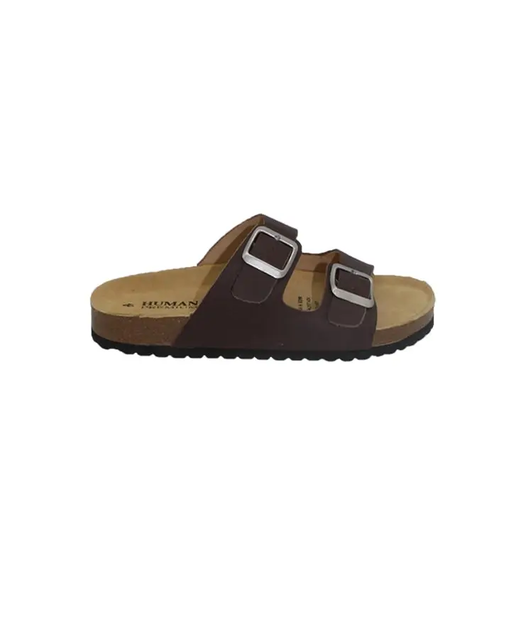 Lynx Leather Sandal Chocolate