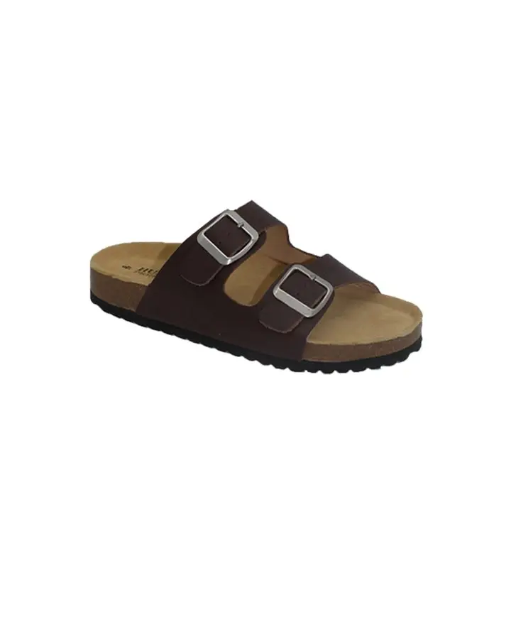 Lynx Leather Sandal Chocolate