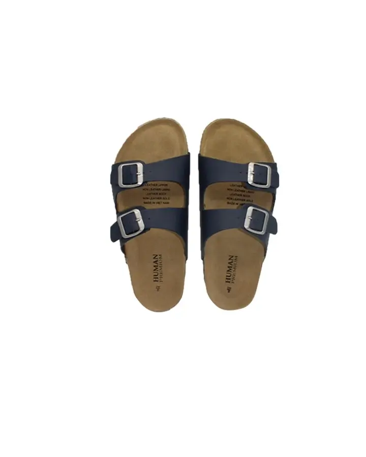 Lynx Leather Sandal Navy