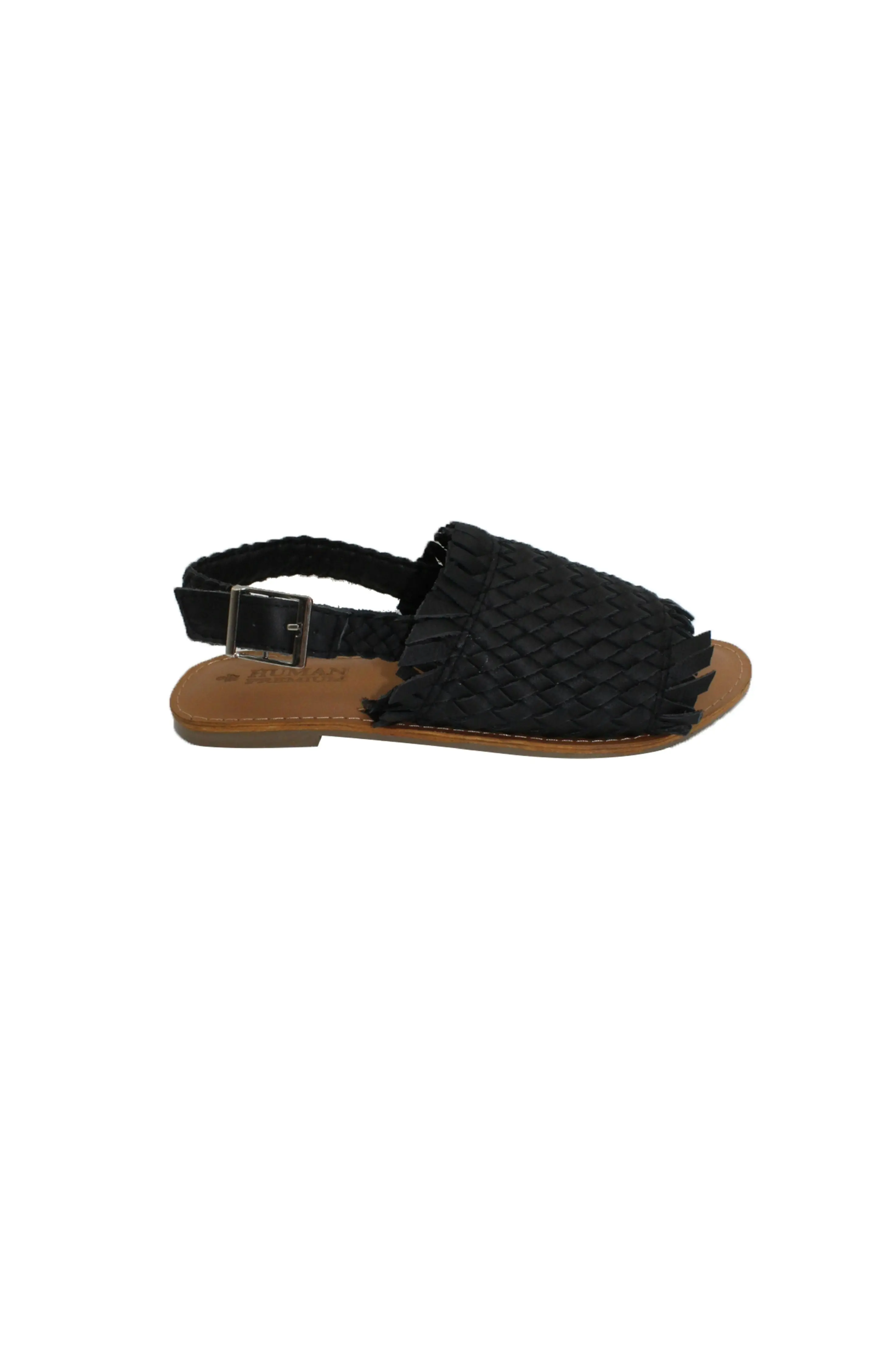 Evos Leather Sandal Black