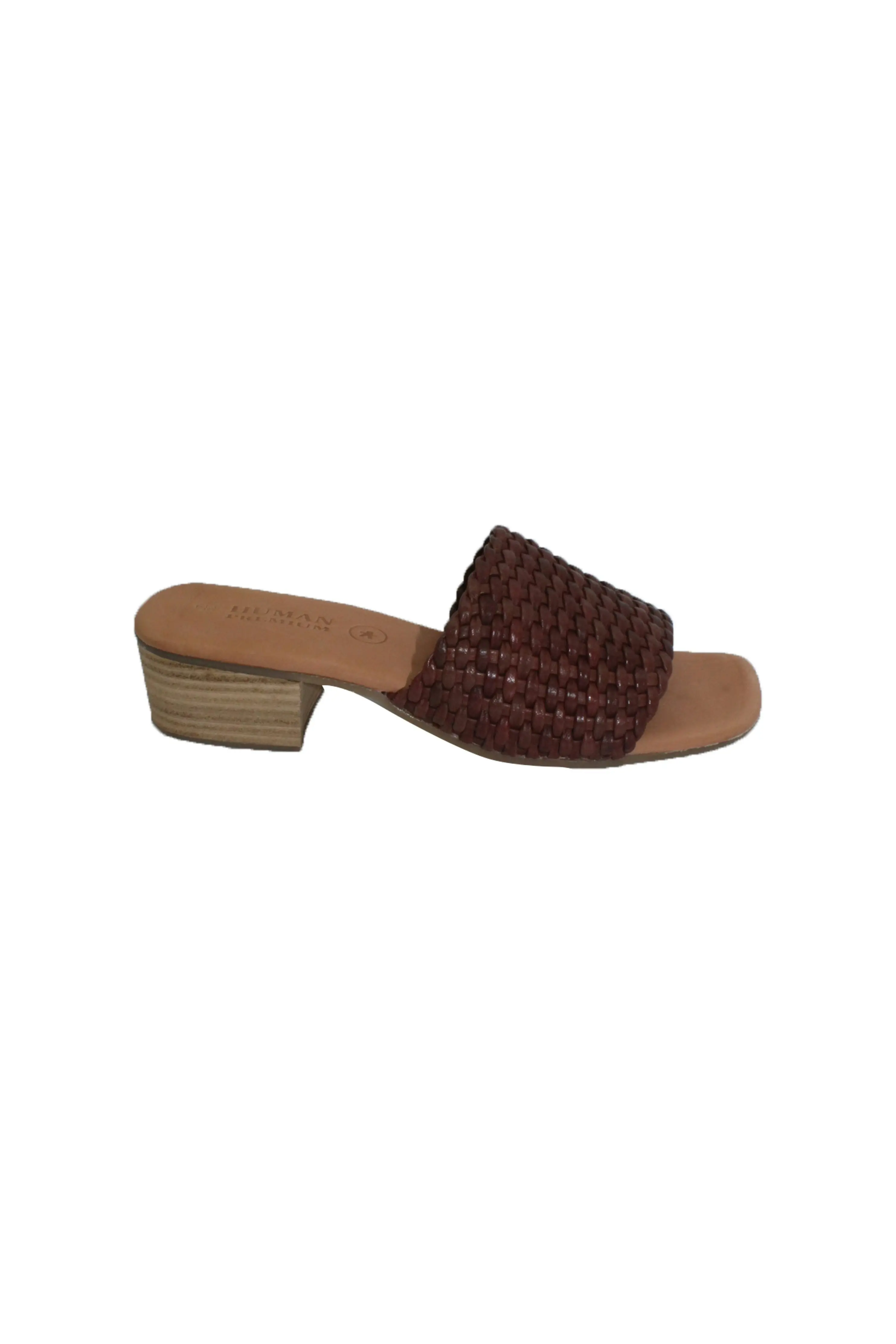 Cambria Woven Leather Sandal Mocha