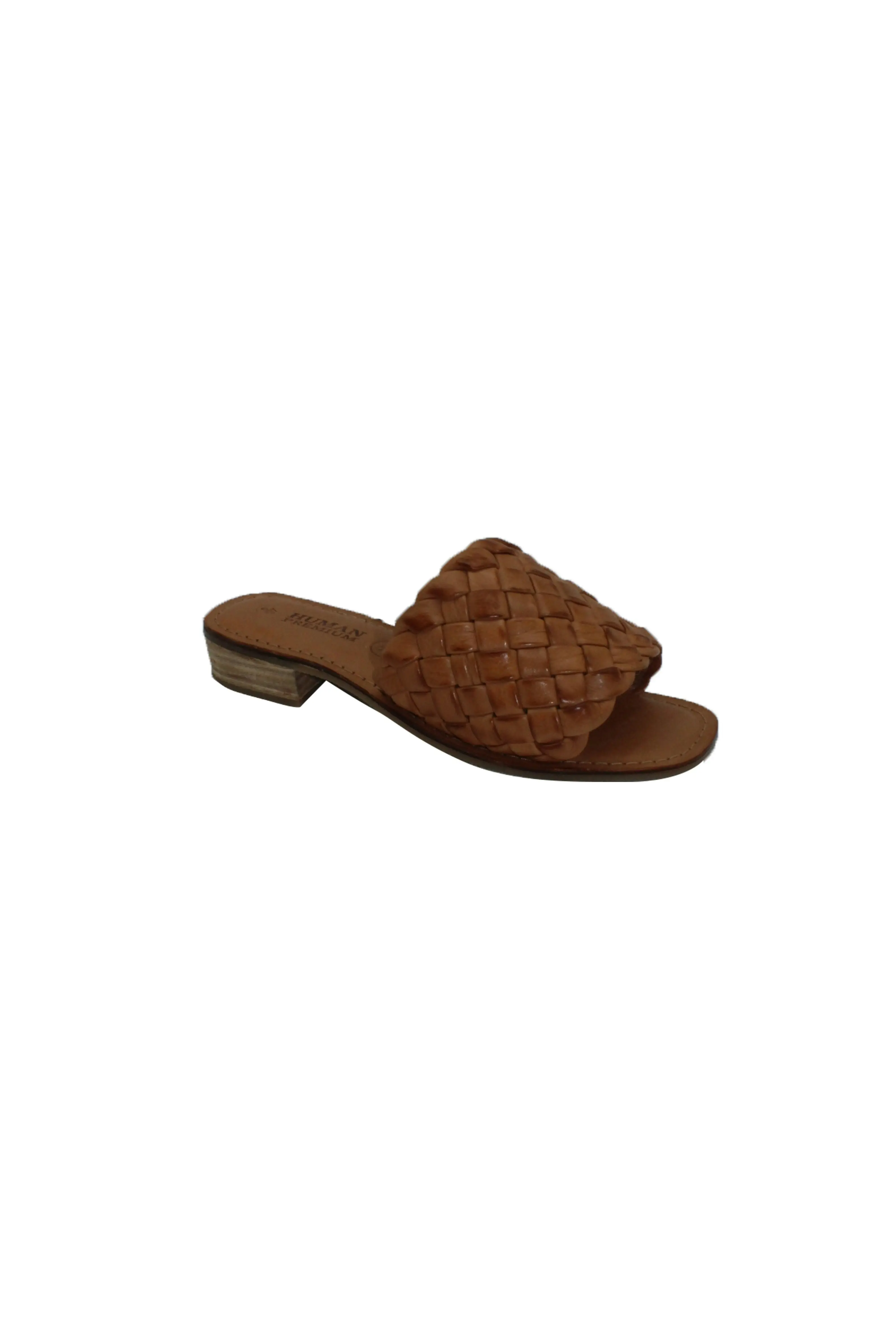 Brawley Woven Leather Tan