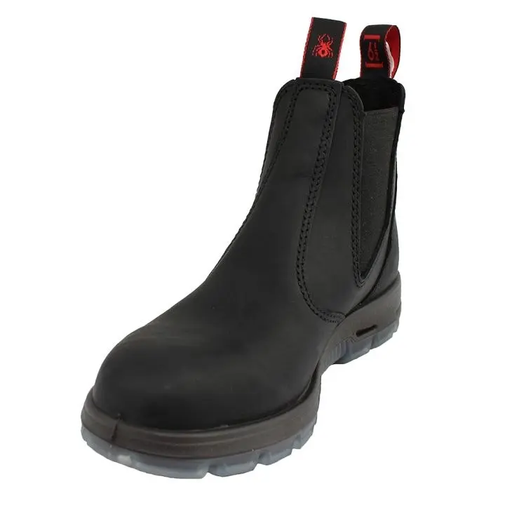 Redback UBBK Elastic Sided Soft Toe Boot - Black