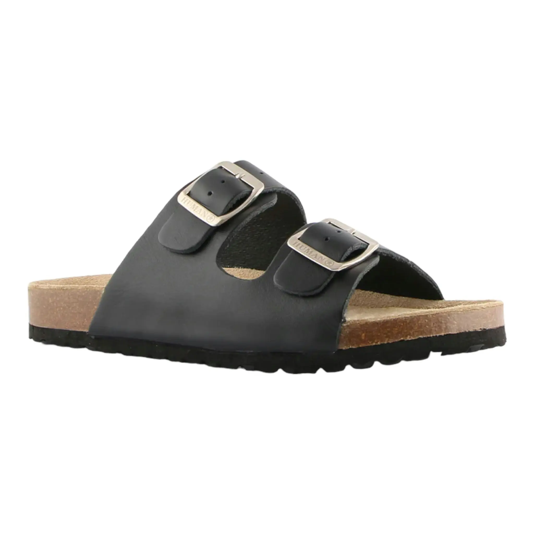 Lynx Leather Sandal Black Human Shoes