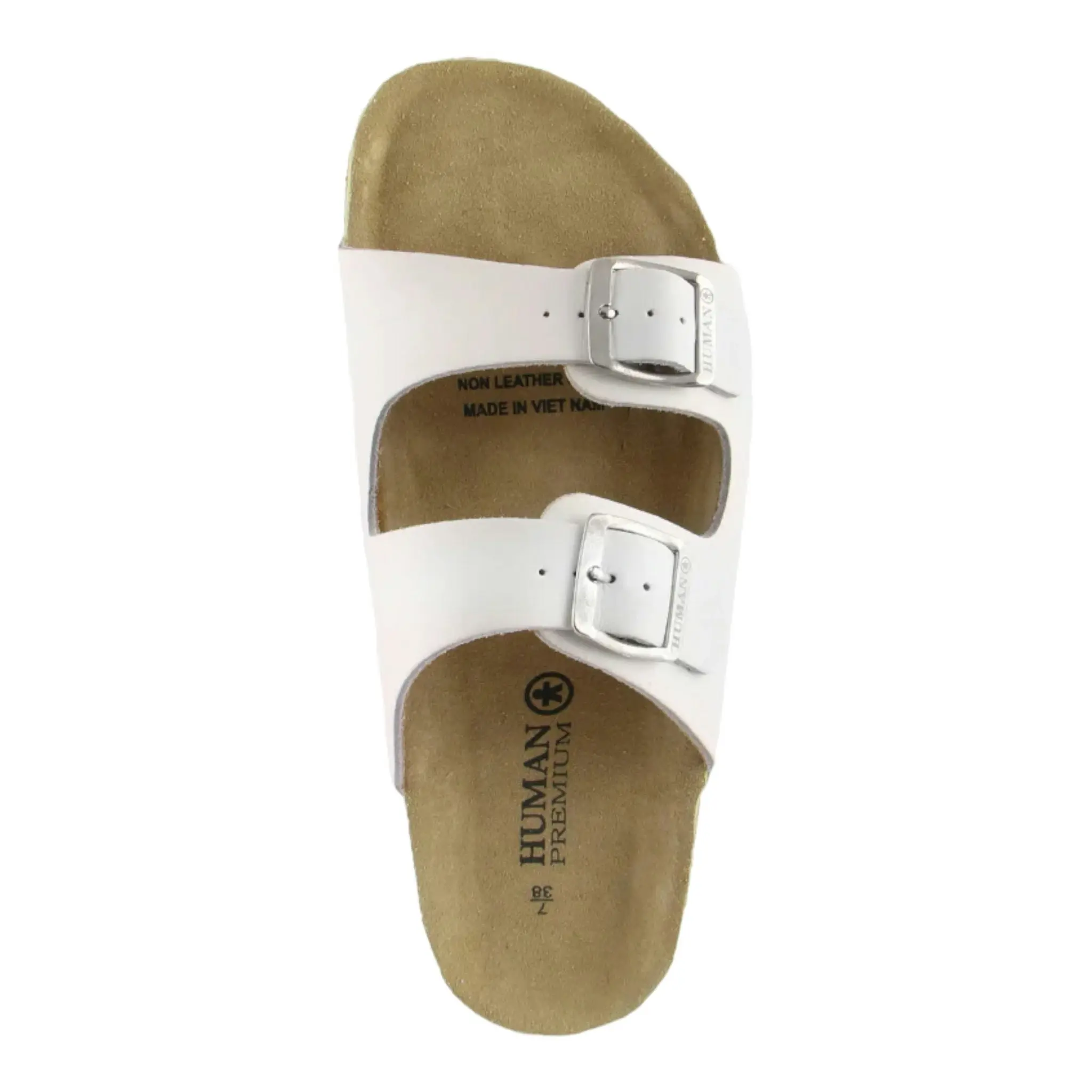 Lynx Leather Sandal White Human Shoes