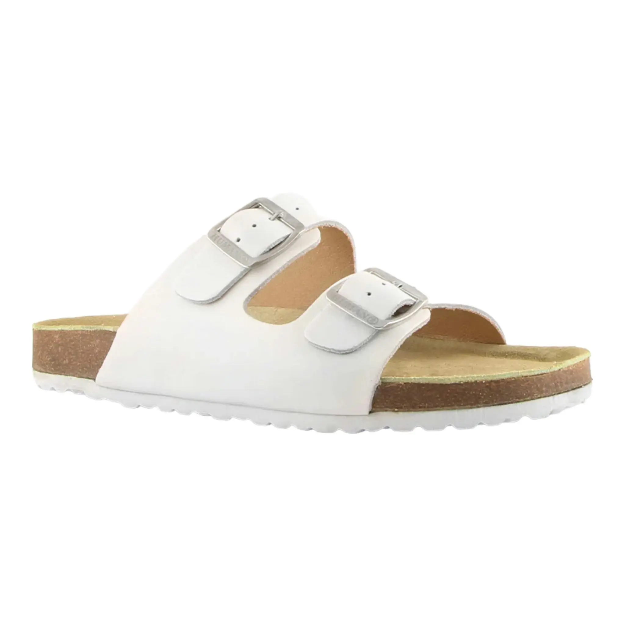 Lynx Leather Sandal White Human Shoes