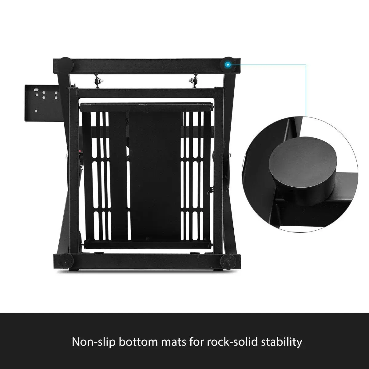 Ausway Sim Racing Wheel Stand Simulator Steering Mount Foldable Gaming Accessories for Logitech Thrustmaster