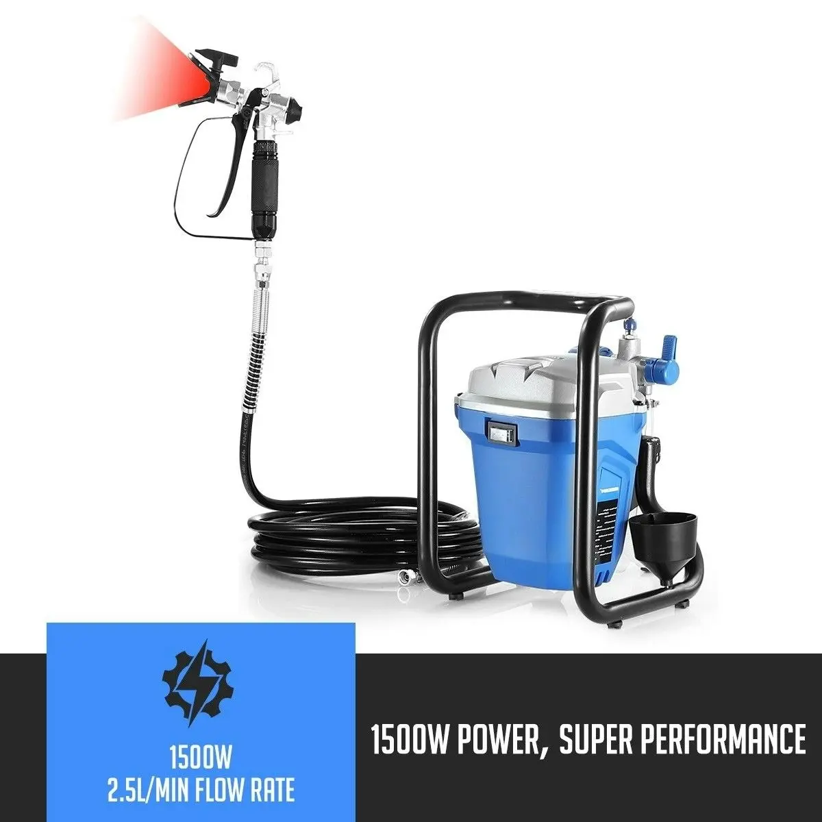 Shogun 1500W Airless Paint Sprayer Gun Painting Machine 2.5L per Min