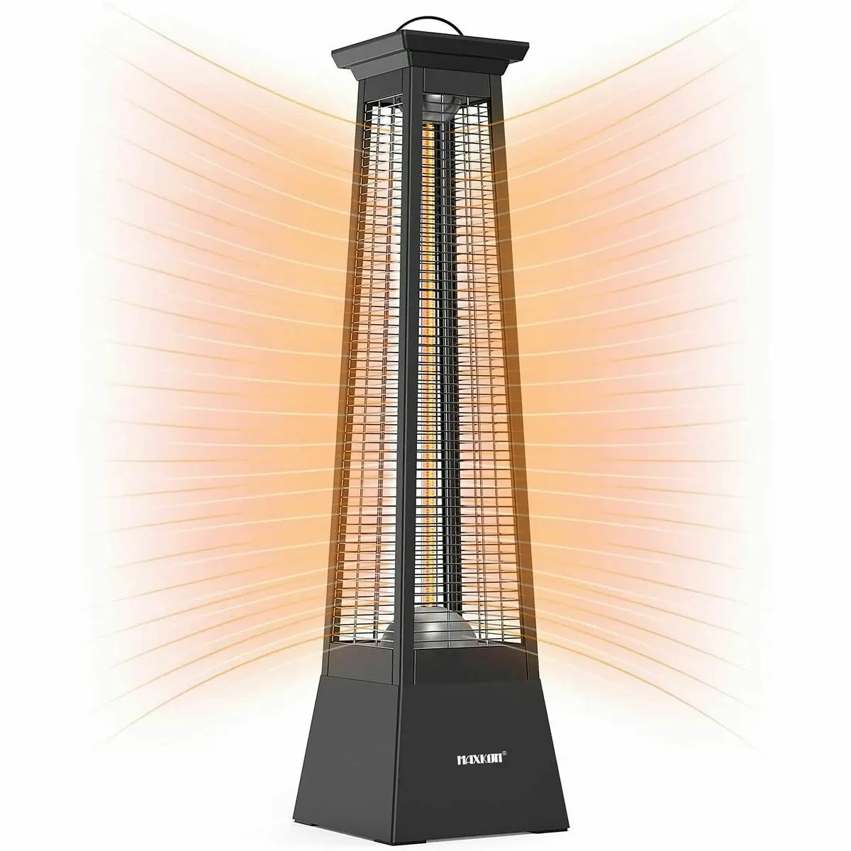 Maxkon  Electric Heater Space Infrared Tower Outdoor Indoor Patio Room Portable Energy Efficient Instant Warmer Carbon Fibre 2000W