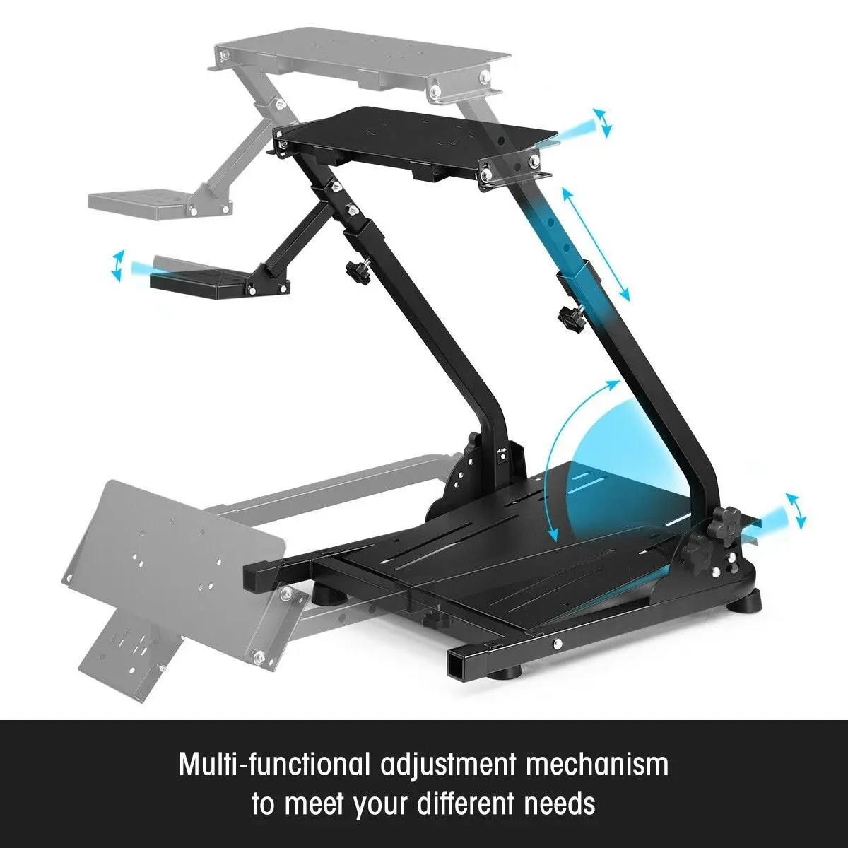 Ausway Adjustable Gaming Racing Simulator Steering Wheel Stand for Logitech G25 G920 PS2 PS3 Xbox