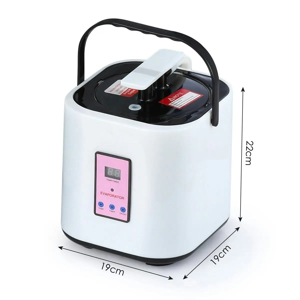 Ausway Portable Steam Sauna Full Body Spa Kit 1000W Steamer W/Foldable Chair + Remote Control