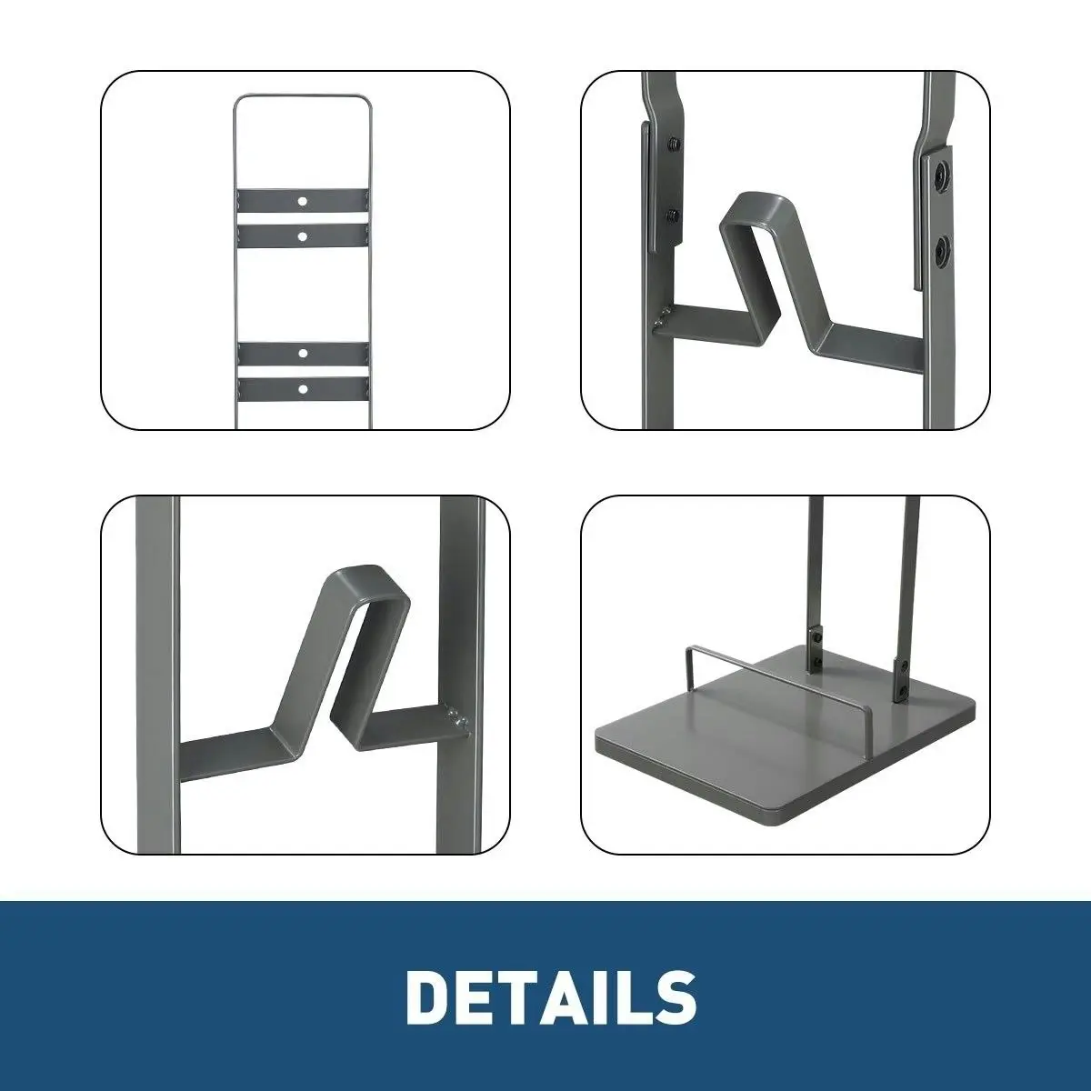 Ausway Dyson Vacuum Stand Rack Cleaner Accessories Holder Free Standing V6 V7 V8 V10 V11 V12 V15 Grey