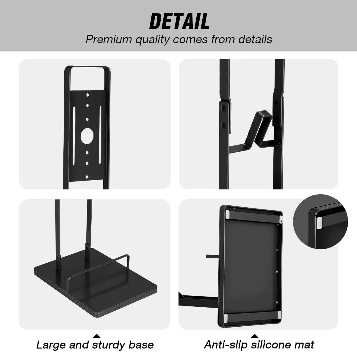 Ausway Freestanding Dyson Cordless Vacuum Cleaner Metal Stand Rack Hook V6 V7 V8 V10 V11 V12 V15 Black