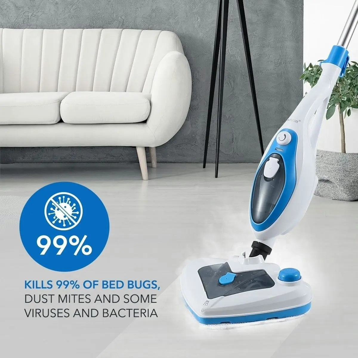 Maxkon  13 in 1 Steam Mop Cleaner 1500W Handheld Steamer Multiple Function Floor Carpet