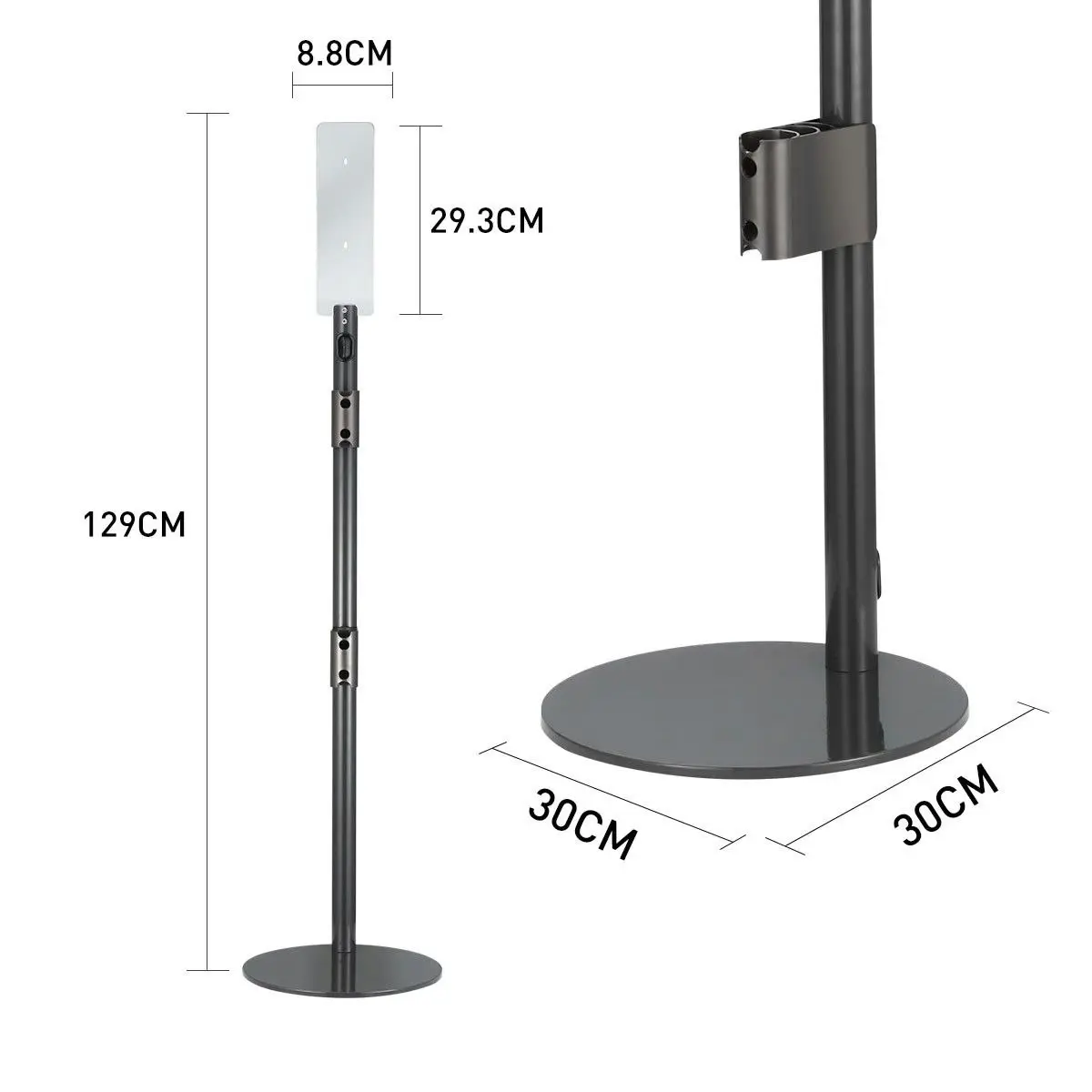 Ausway Freestanding Vacuum Stand Rack Cleaner with Wire Organiser Dyson V7 V8 V10 V11 V12 V15