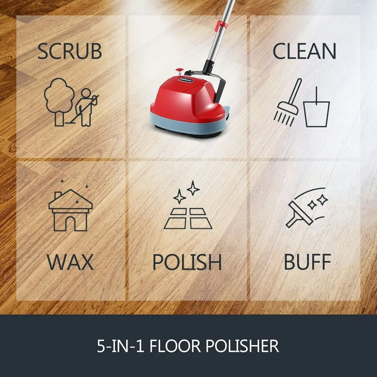 Shogun Floor Polisher Carpet Rug Scrubber