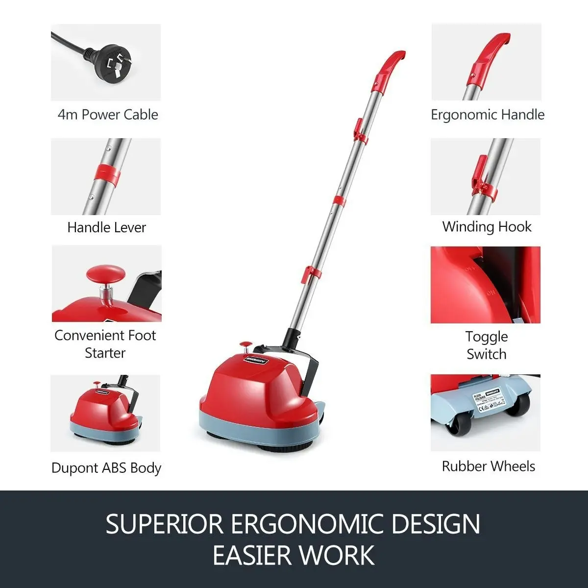 Shogun Floor Polisher Carpet Rug Scrubber