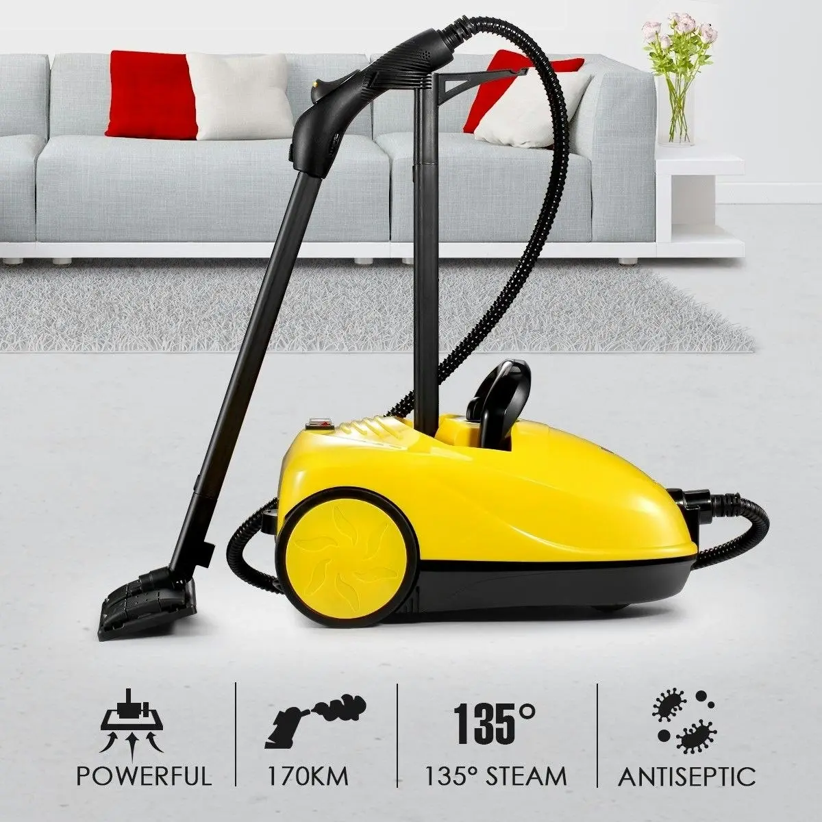 Maxkon  3.4L Powerful Multi Function Steam Cleaner  Commercial or Home Use