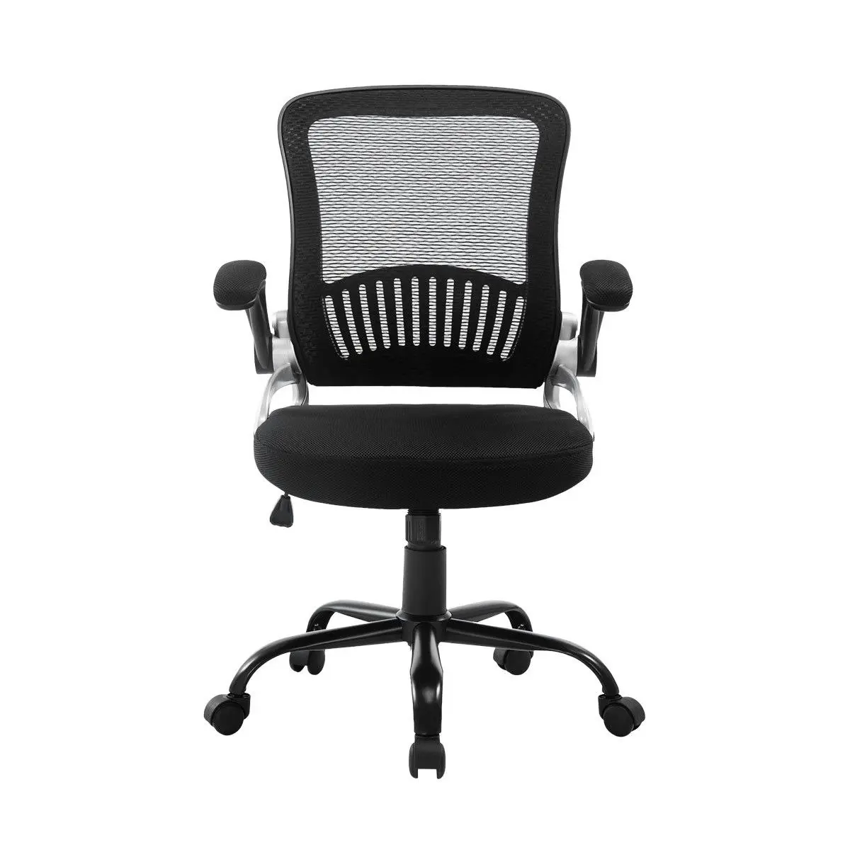 Ausway Ergonomic Mesh Office Chair Lumbar Support Adjustable Armrest Height Back Angle Black