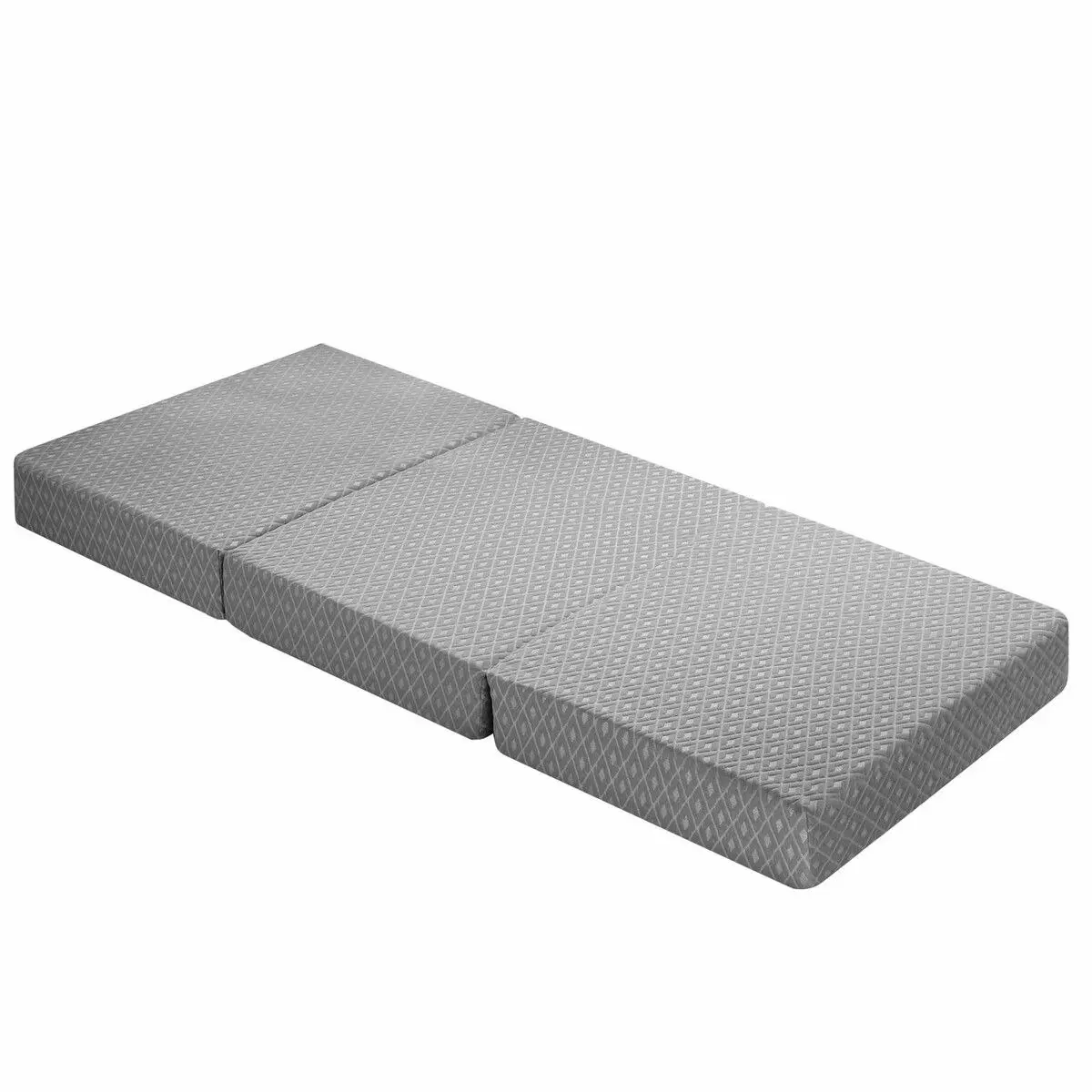 Luxdream Folding Foam Mattress Trifold Sofa Bed Camping Floor Portable Sleeping Mat Extra Thick Cushion Removable Cover Cot Size