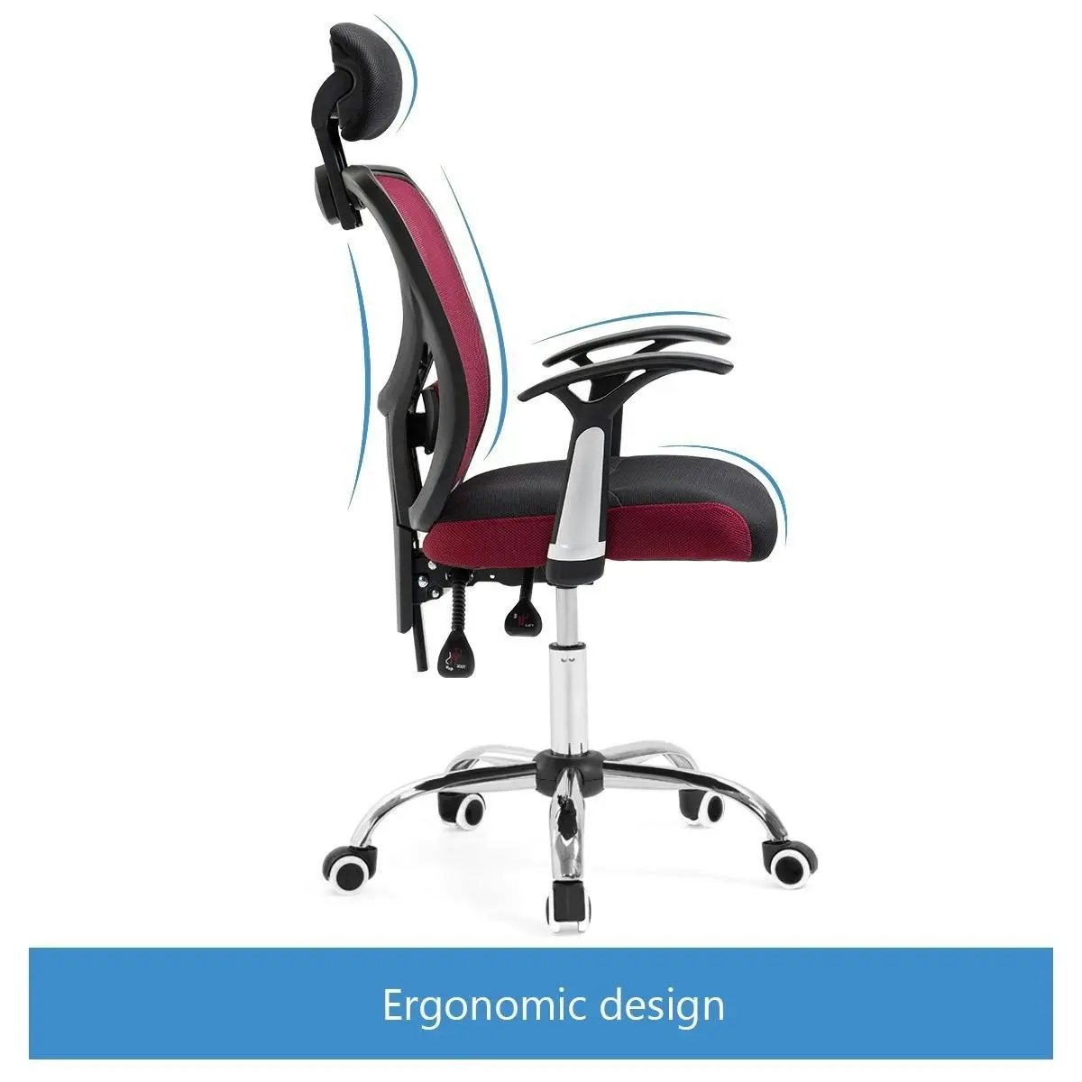 Neader Ergonomic High Back Mesh Office Chair with Back Lumbar Support