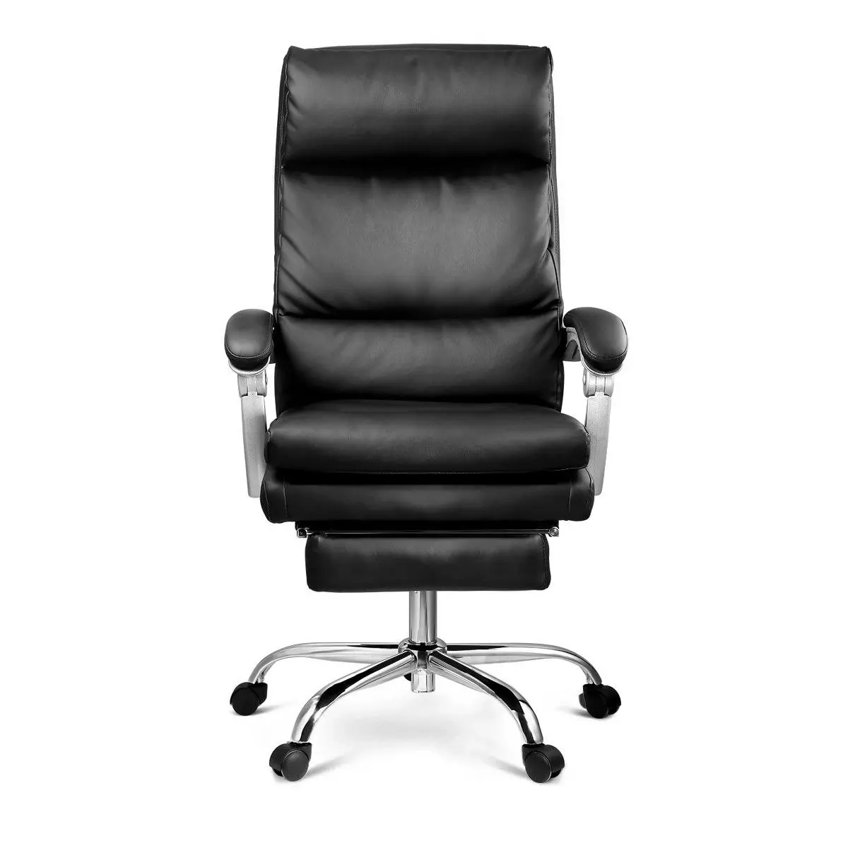 Neader Deluxe Adjustable Ergonomic PU Leather Office Chair with Footrest