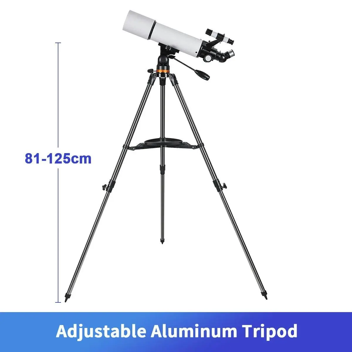 Ausway Astronomical Space Telescope 50080 Outdoor Monocular with Tripod and Phone Adapter