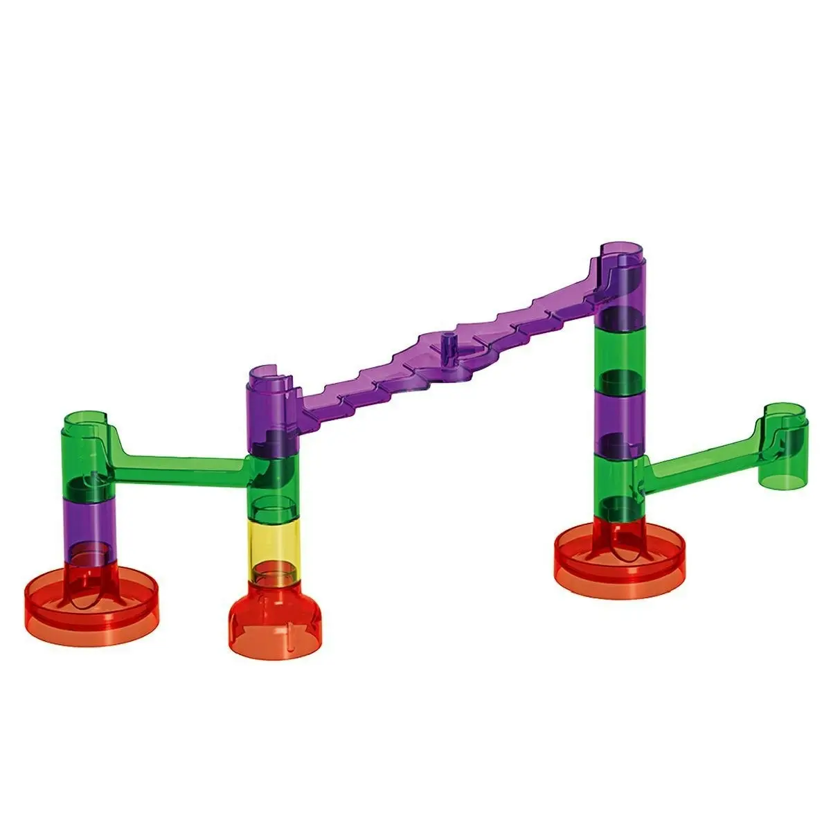 Ausway 122PCS Marble Run Game Marble Race Track Light Marbles Kids Birthday Gift