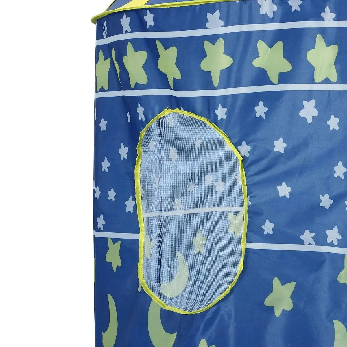 Ausway Castle Play Tent for Boys Girls Night-Sky Kids Play House Star Moon - Blue