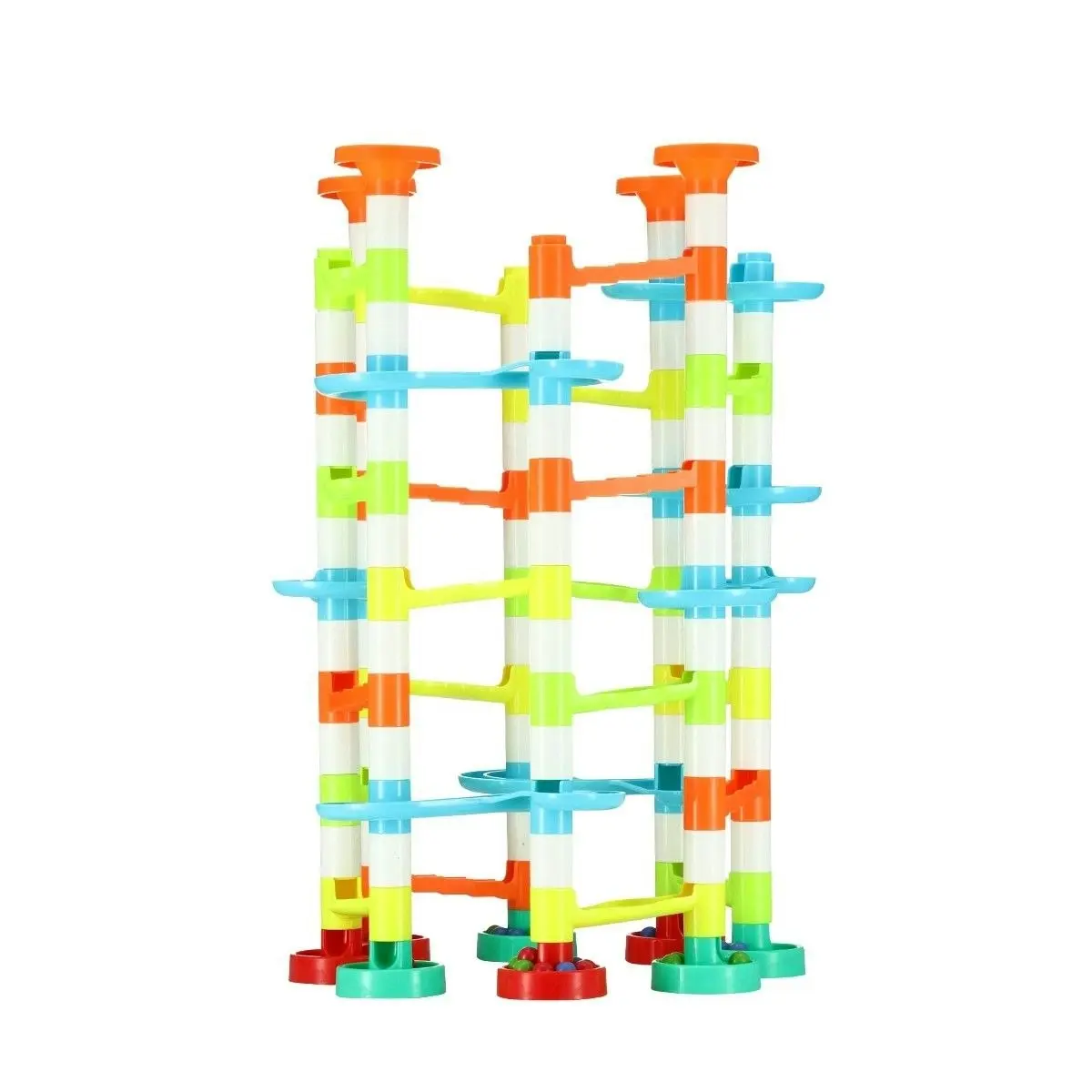 Ausway DIY Marble Run Race Maze Game Marble Coater Track Toy Set 51cm Tall