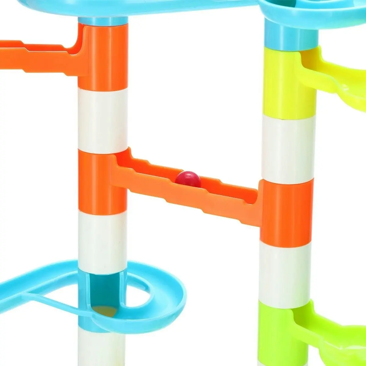 Ausway DIY Marble Run Race Maze Game Marble Coater Track Toy Set 51cm Tall