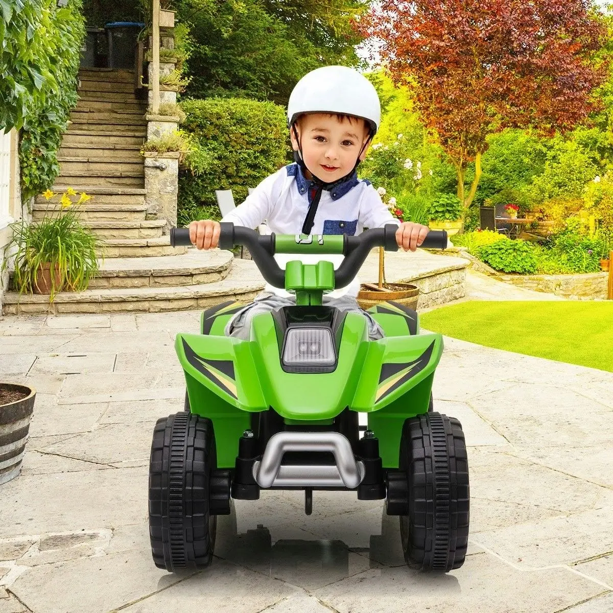 Ausway 6V Kids Electric Ride On ATV Quad Bike 4 Wheeler Toy Car