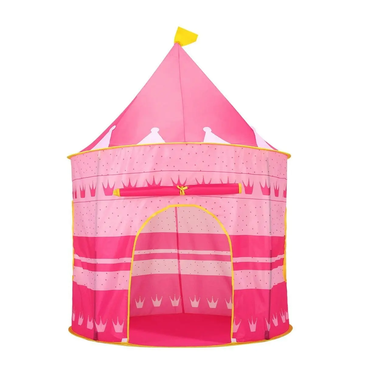 Ausway Kids Play Tent Princess Castle for Girls Children Play House Indoor Outdoor Game Pink