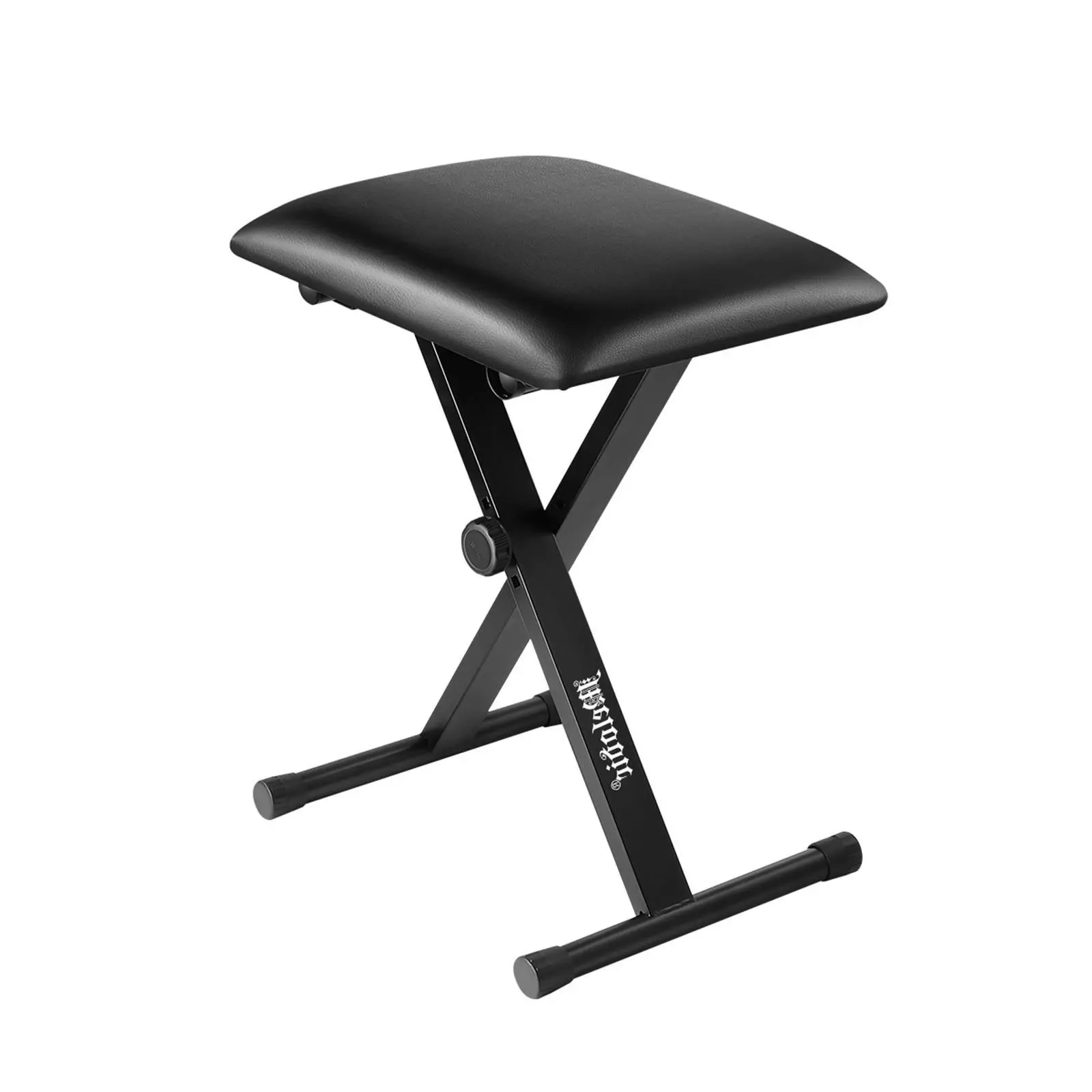 Melodic Keyboard Bench Stool  X Style Adjustable Padded  Folding Padded Piano Seat